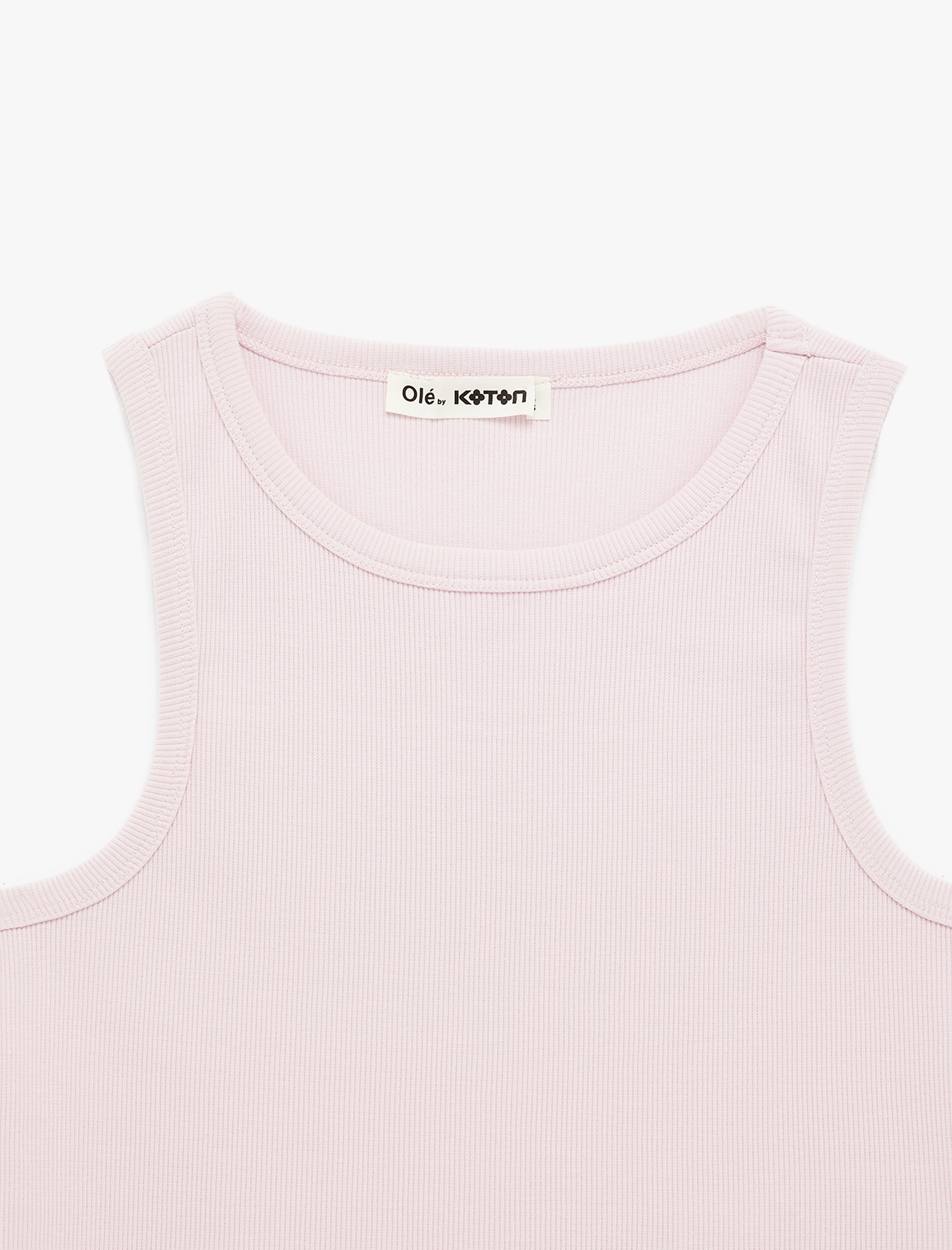   Slim Fit Bisiklet Yaka Kolsuz Atlet