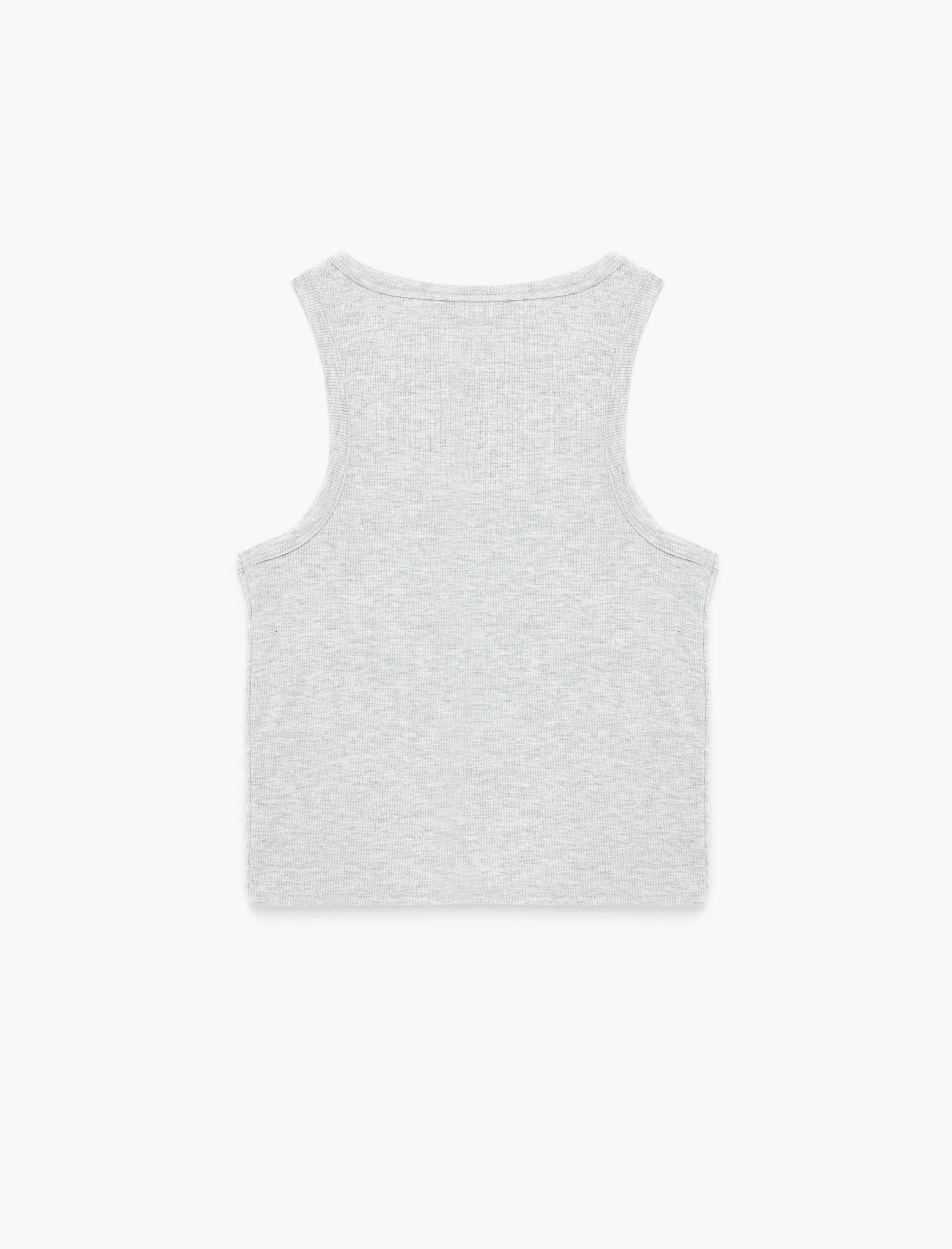   Slim Fit Bisiklet Yaka Kolsuz Atlet