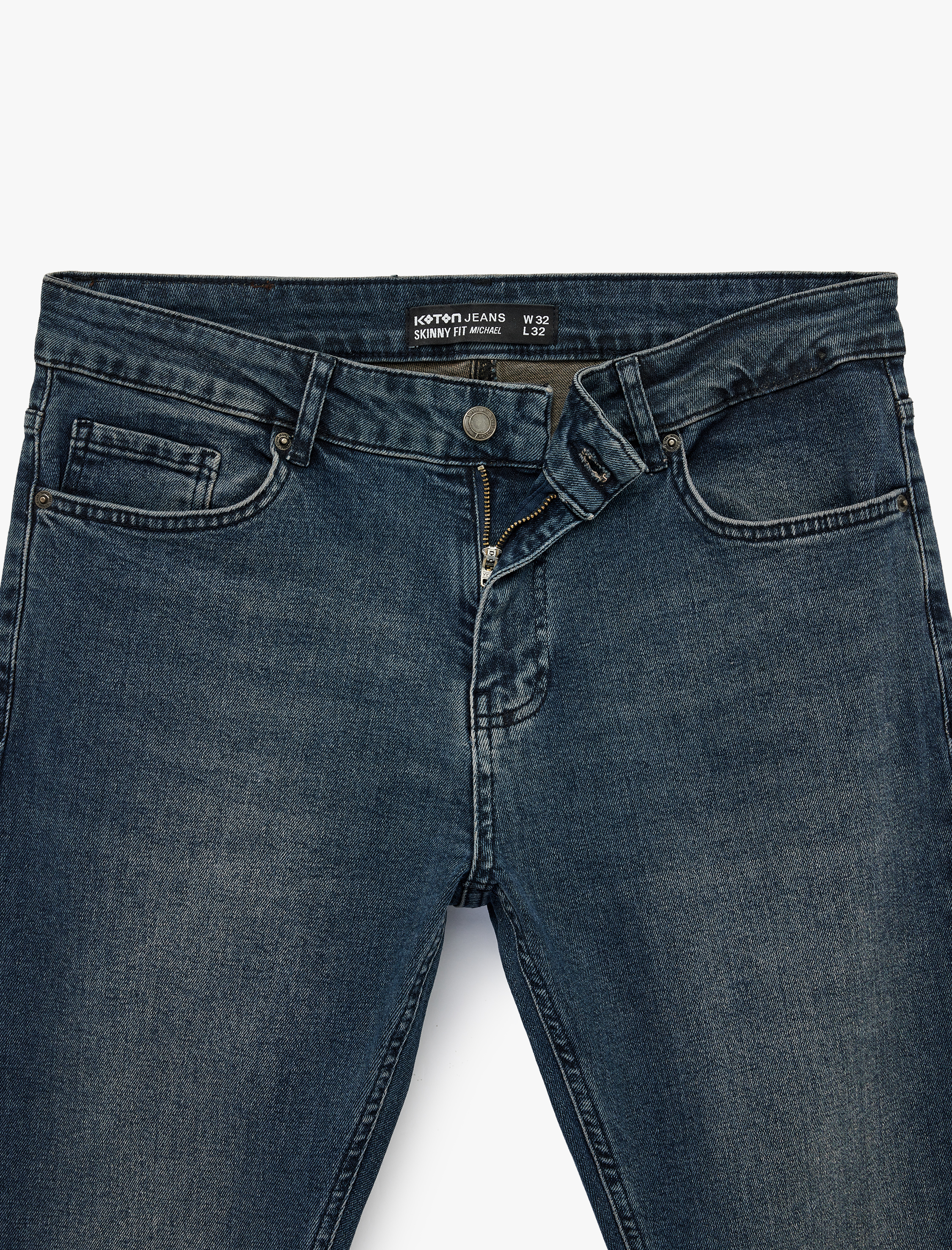   Normal Bel Pamuklu Skinny Jean Pantolon - Michael Jean