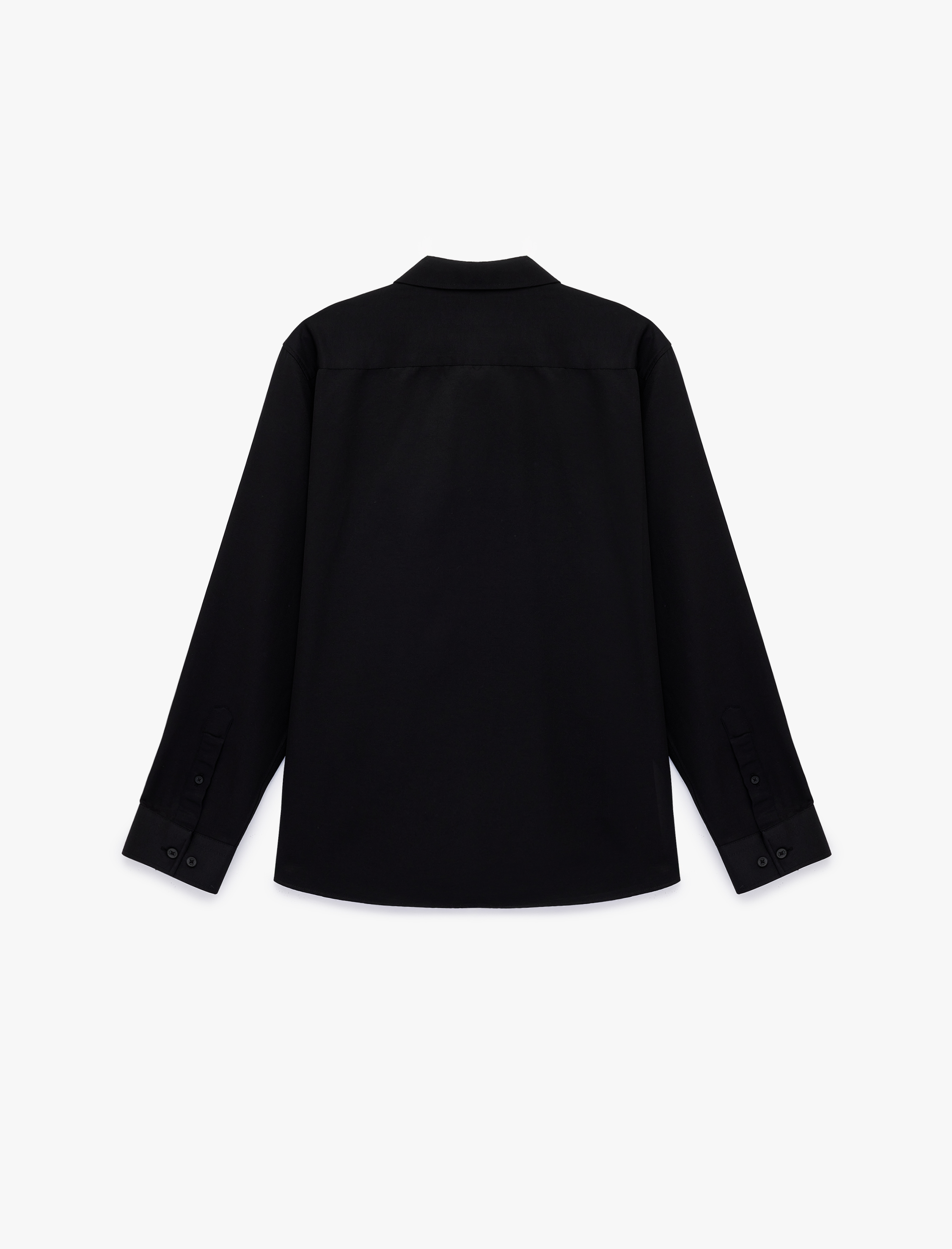   Regular Fit Uzun Kollu Düğmeli Klasik Yarım İtalyan Yaka Gömlek