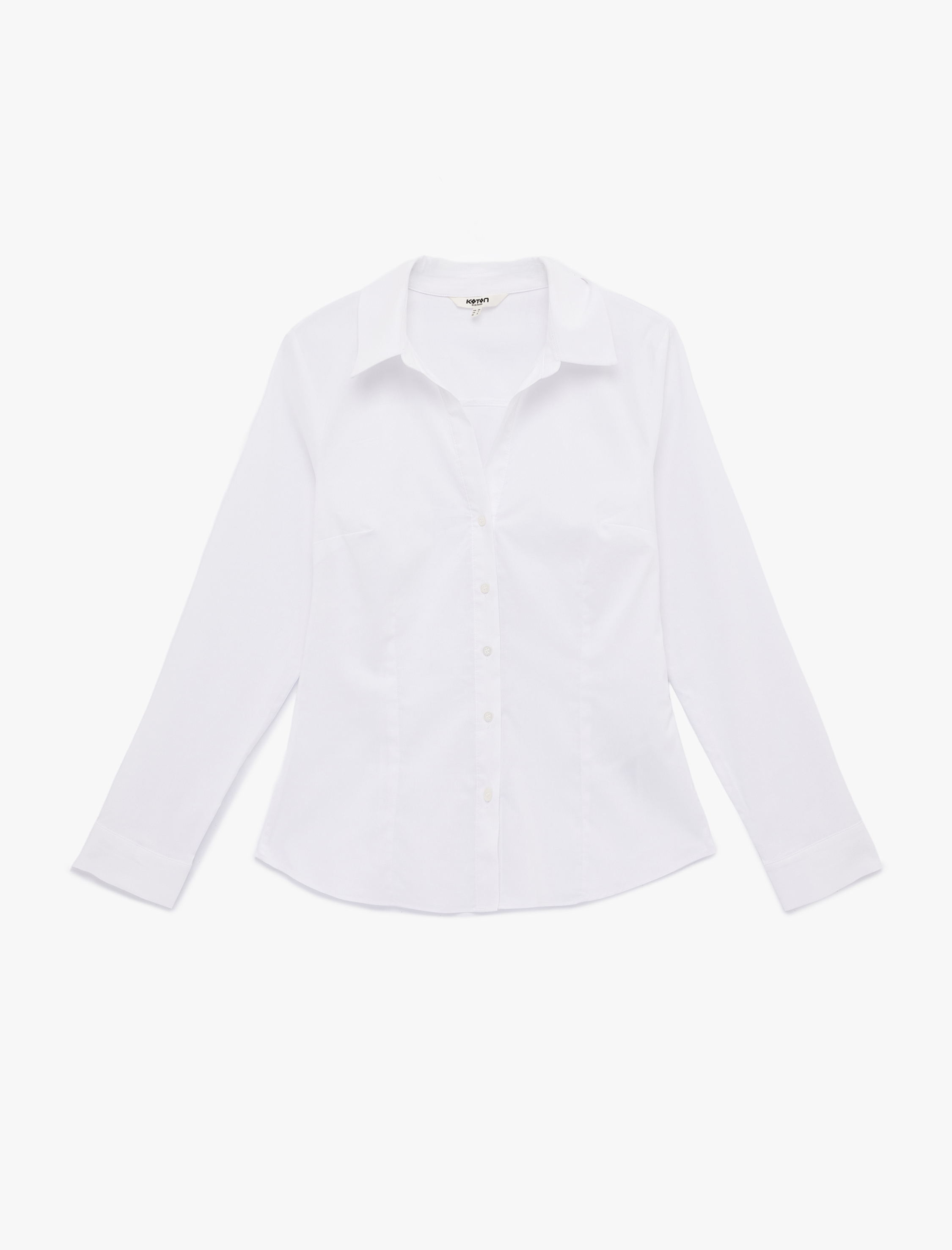   Regular Fit Uzun Kollu Düğmeli Klasik Yaka Gömlek