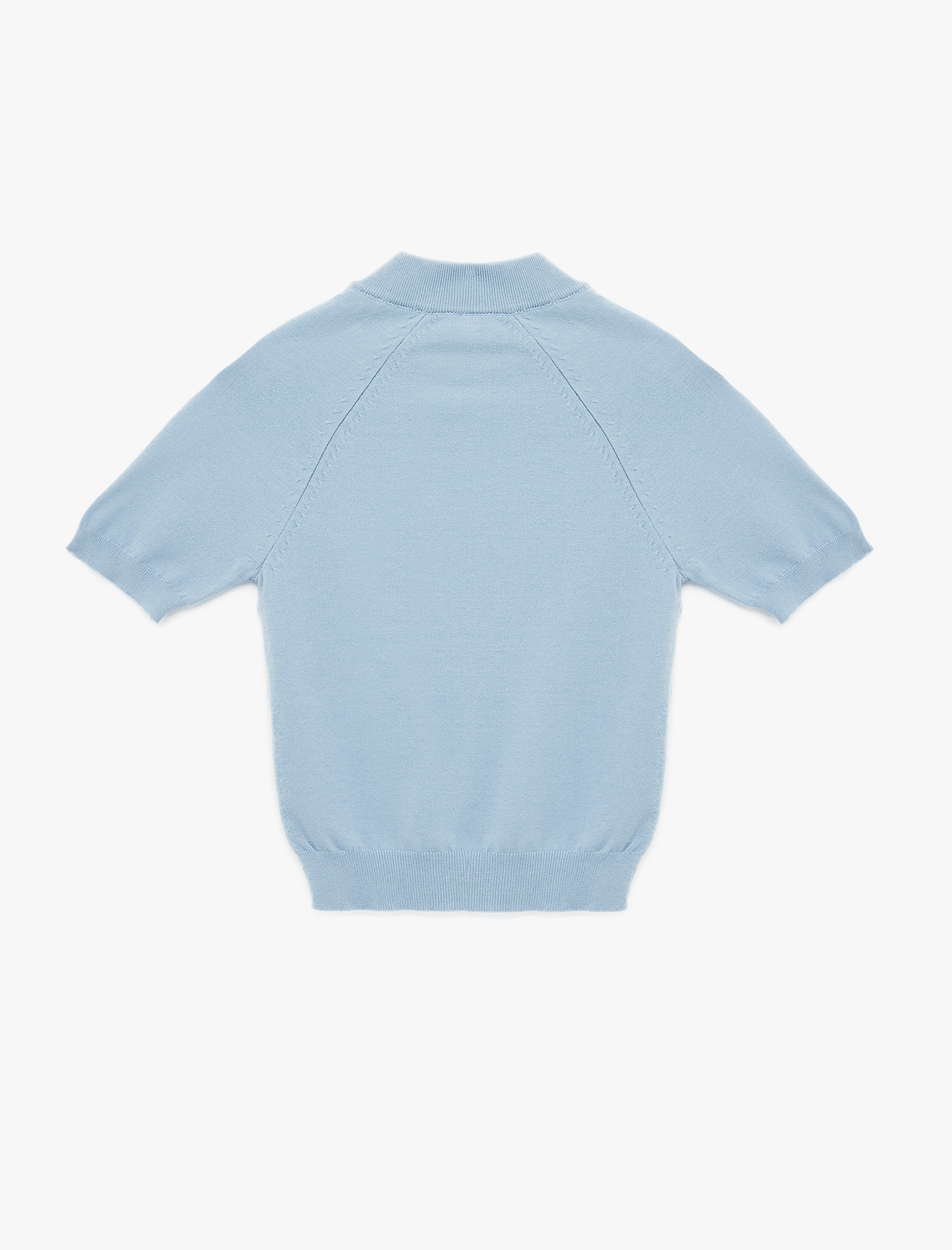   Balıkçı Yaka Kısa Kollu Triko Kazak