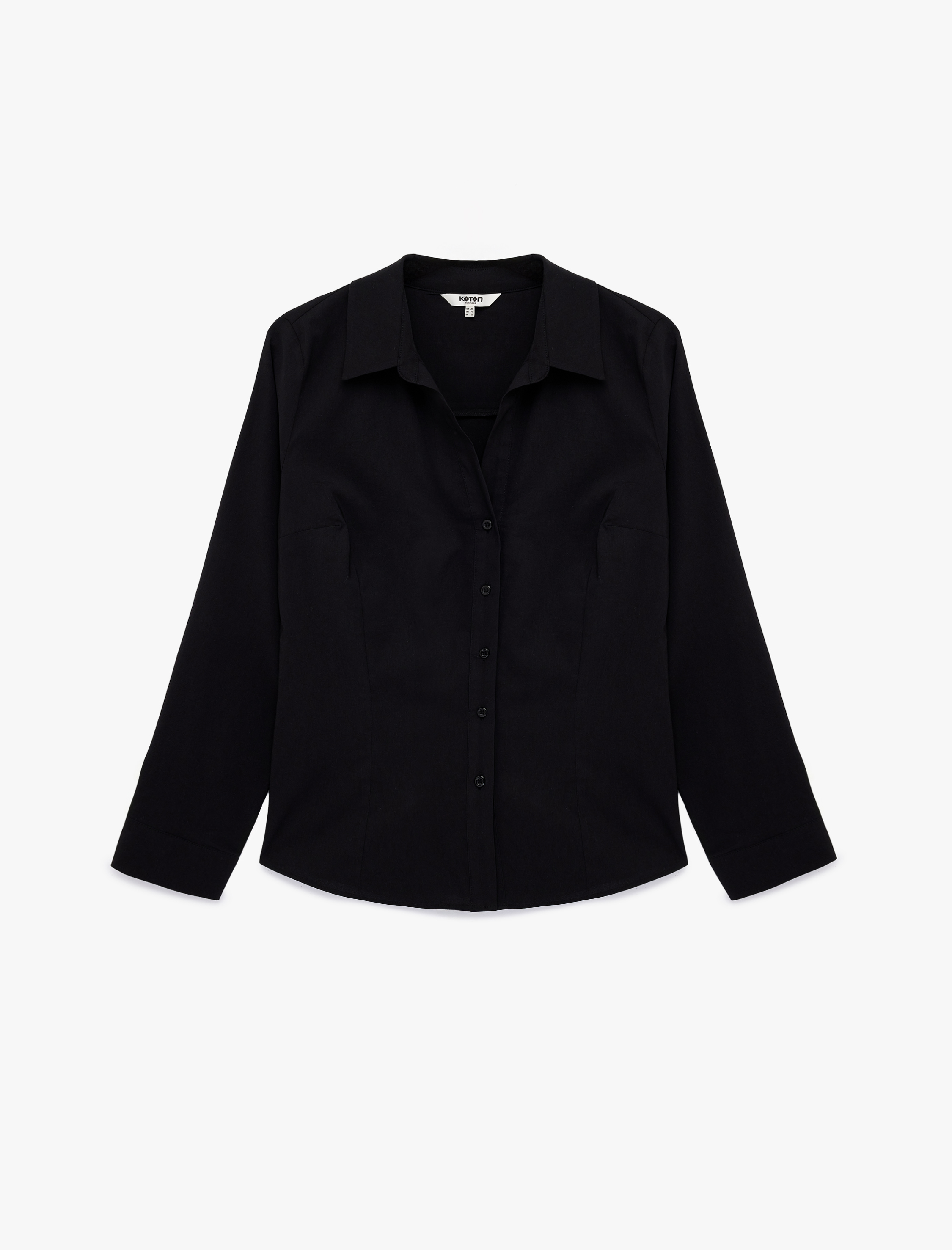   Regular Fit Uzun Kollu Düğmeli Klasik Yaka Gömlek