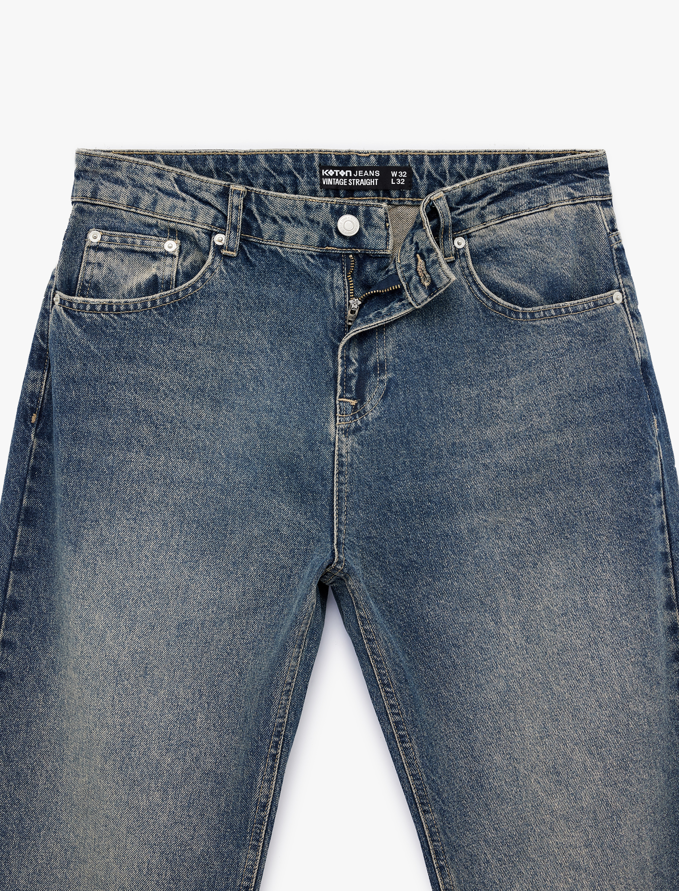   Normal Bel Vintage Straight Fit Jean Pantolon