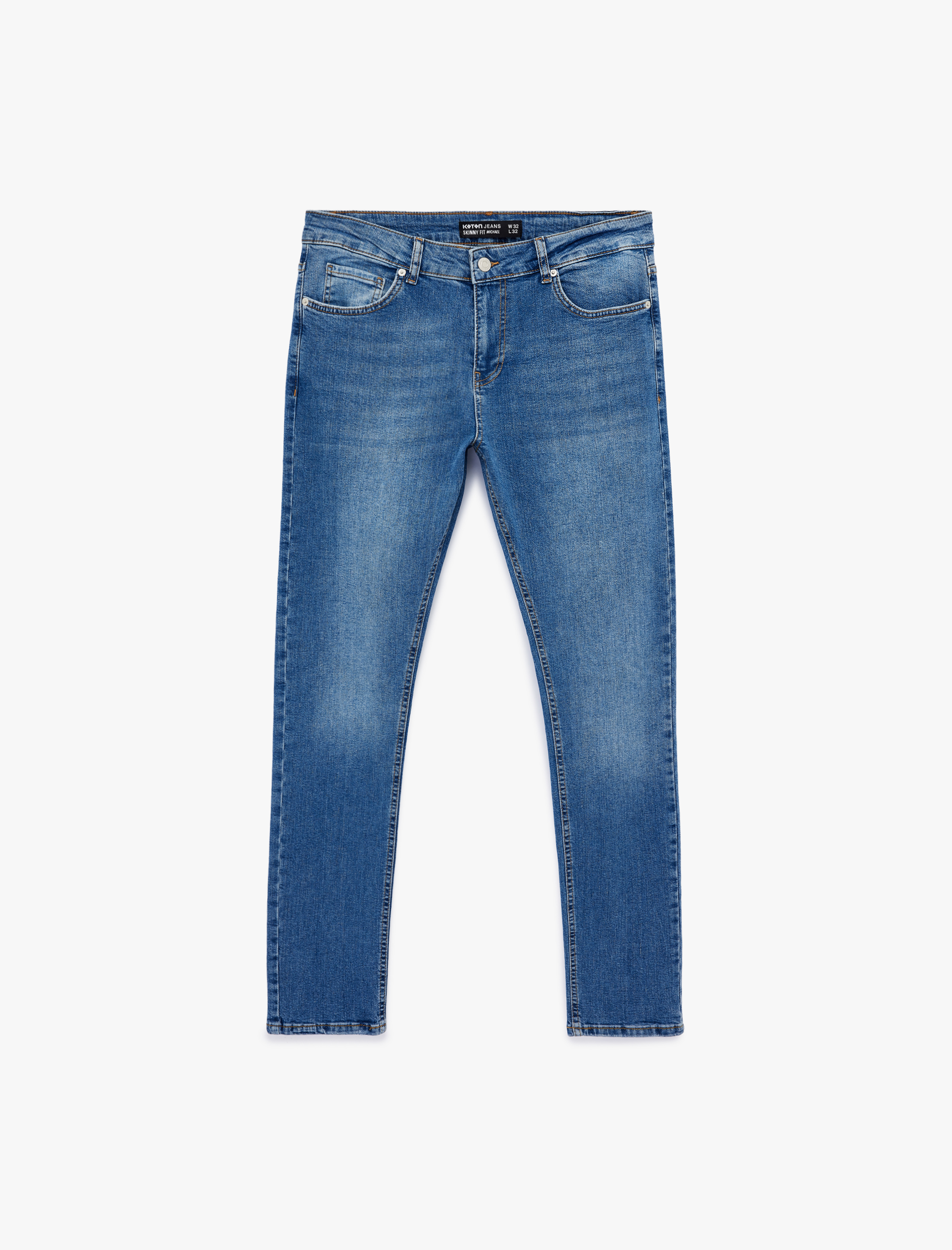   Normal Bel Pamuklu Skinny Jean Pantolon - Michael Jean