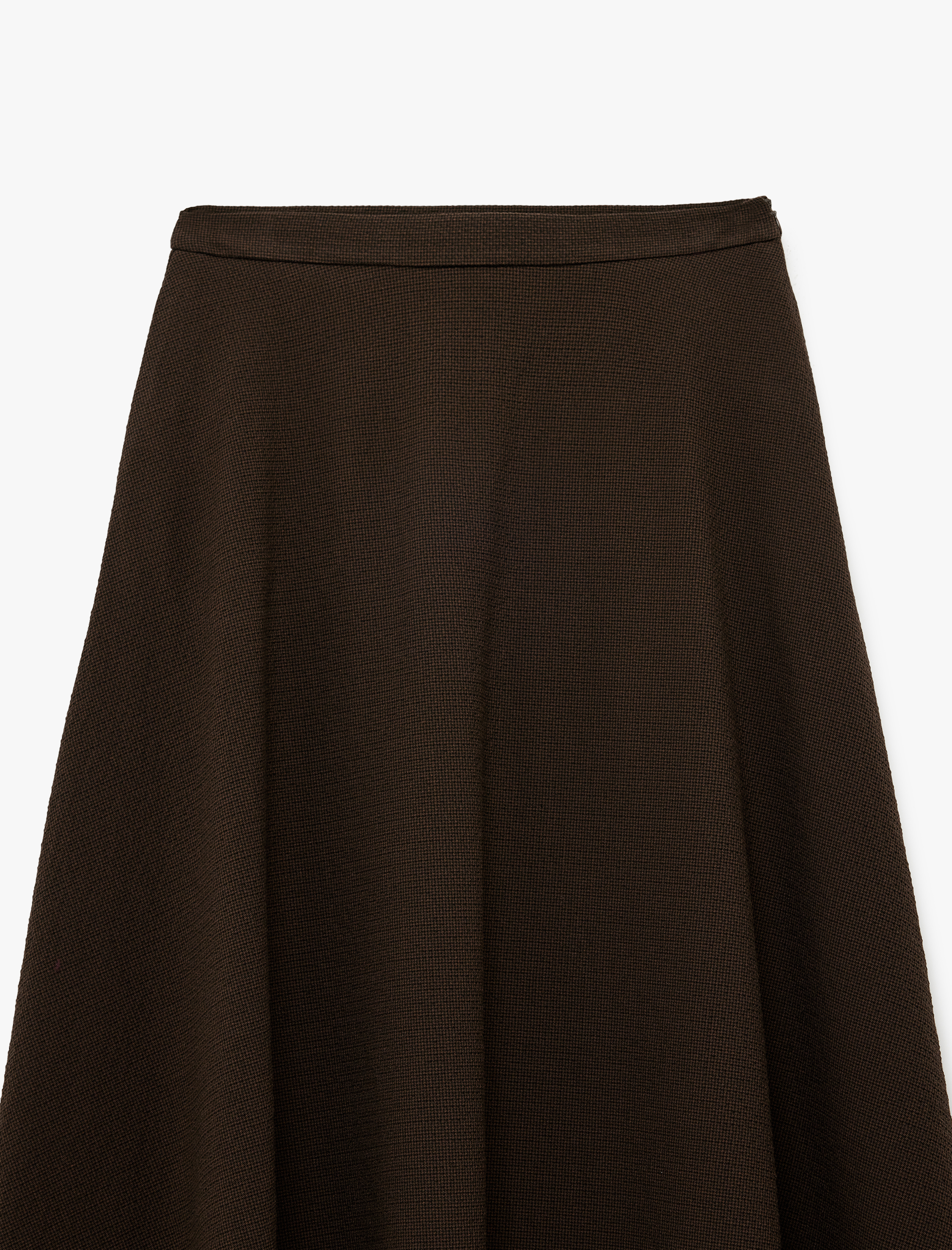   Kloş Viskon Karışımlı Midi Etek