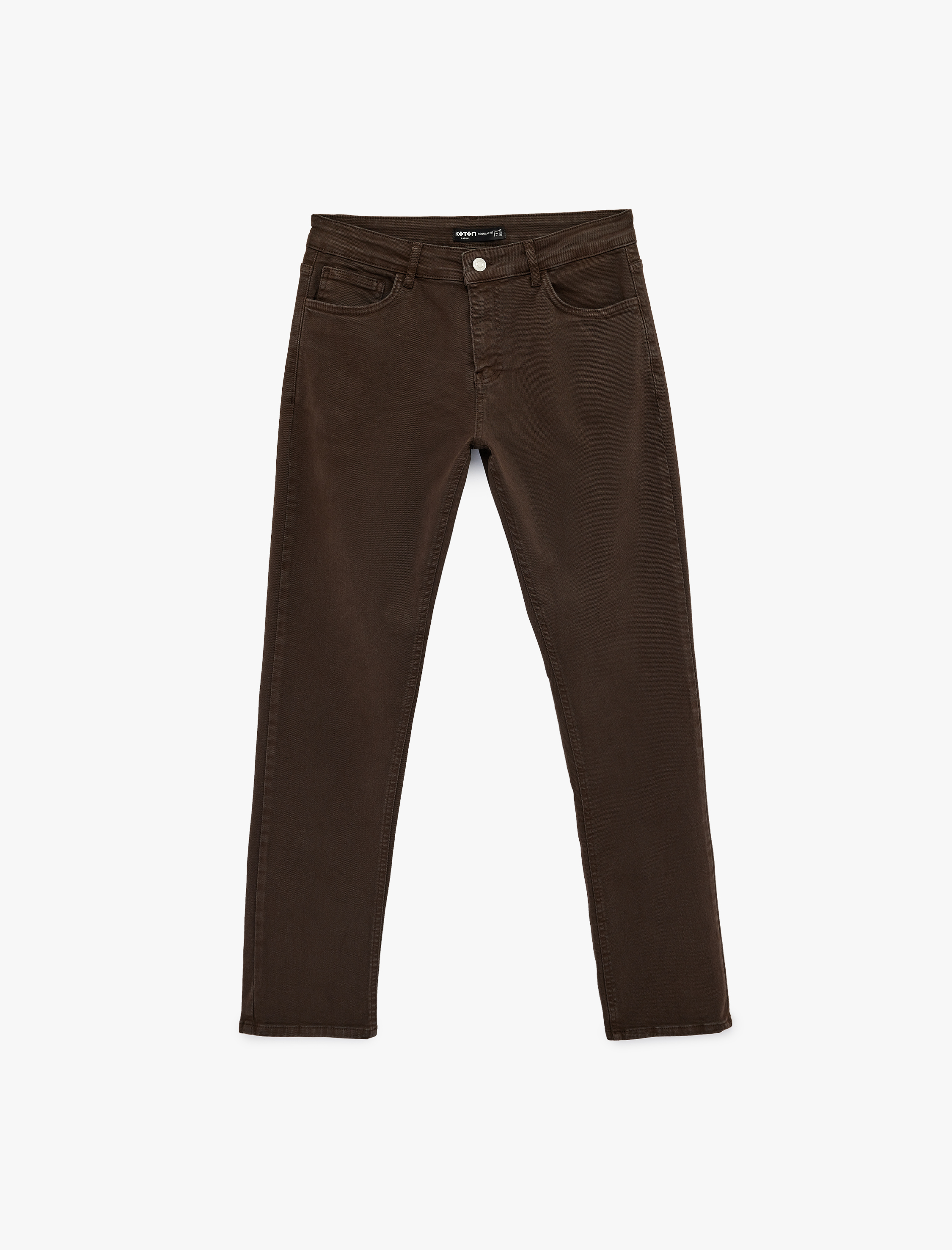   Pamuklu Cepli Düğmeli Regular Fit Pantolon