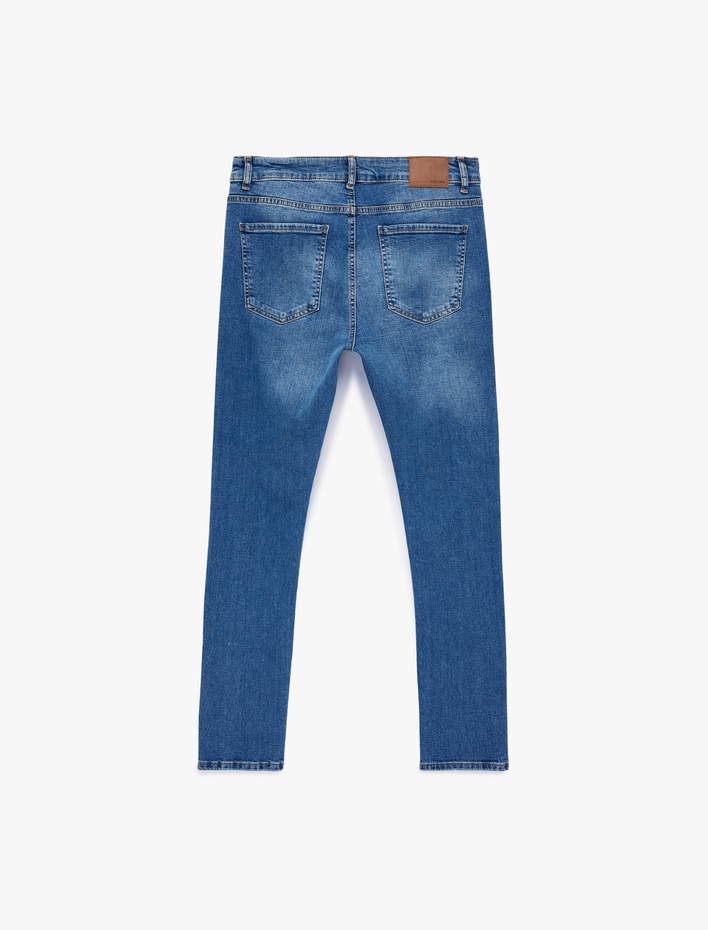  Normal Bel Pamuklu Skinny Jean Pantolon - Michael Jean