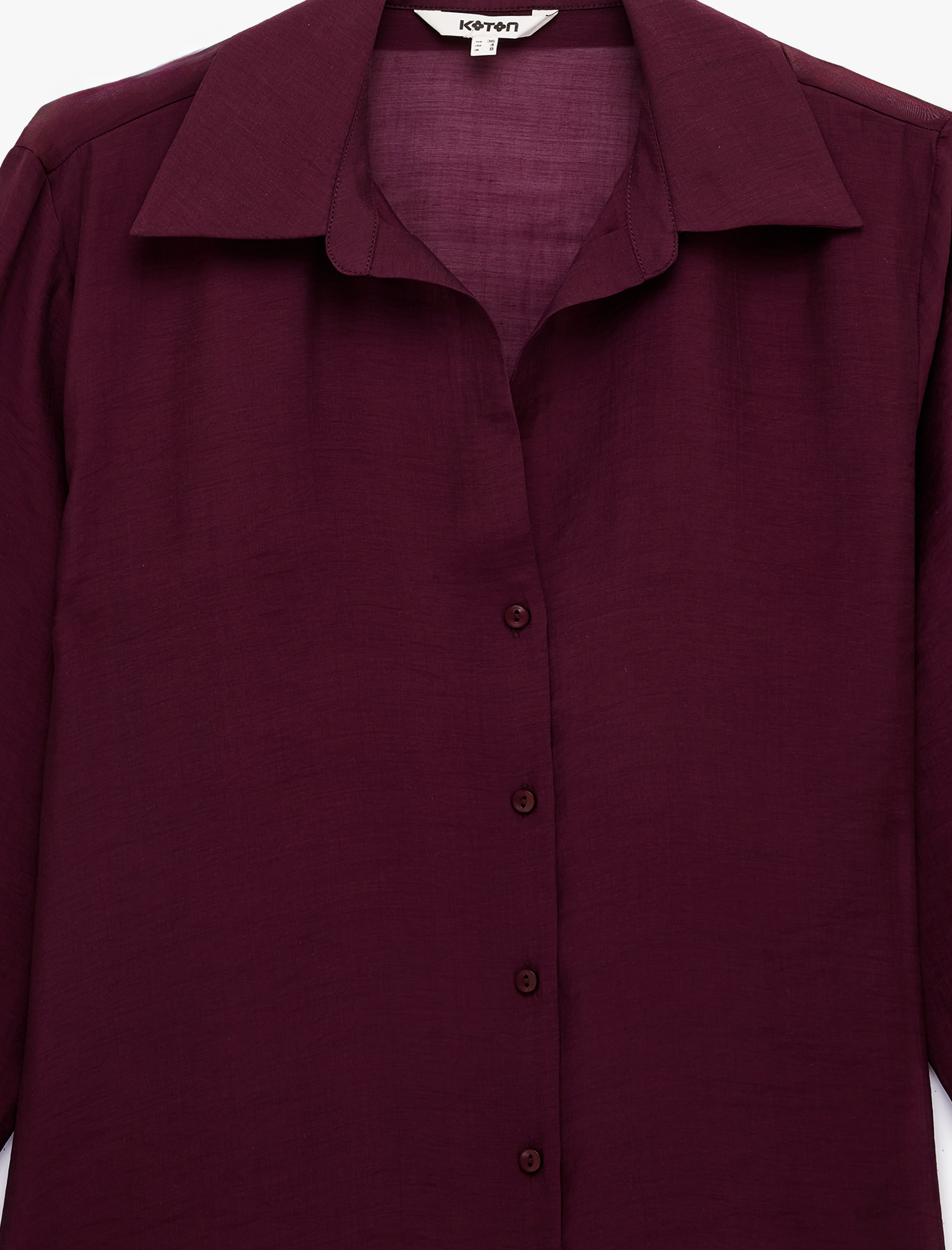   Modal Kumaş Regular Fit Uzun Kollu Klasik Yaka Gömlek