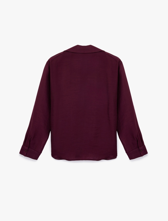  Modal Kumaş Regular Fit Uzun Kollu Klasik Yaka Gömlek