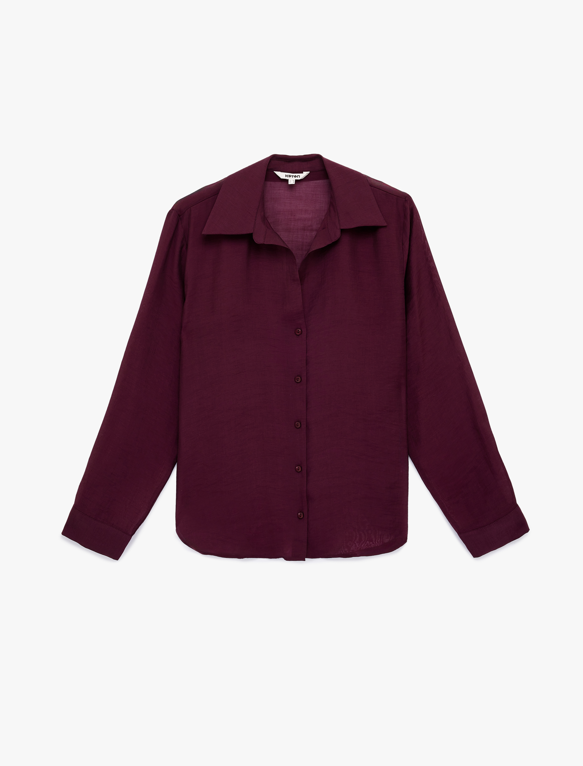   Modal Kumaş Regular Fit Uzun Kollu Klasik Yaka Gömlek