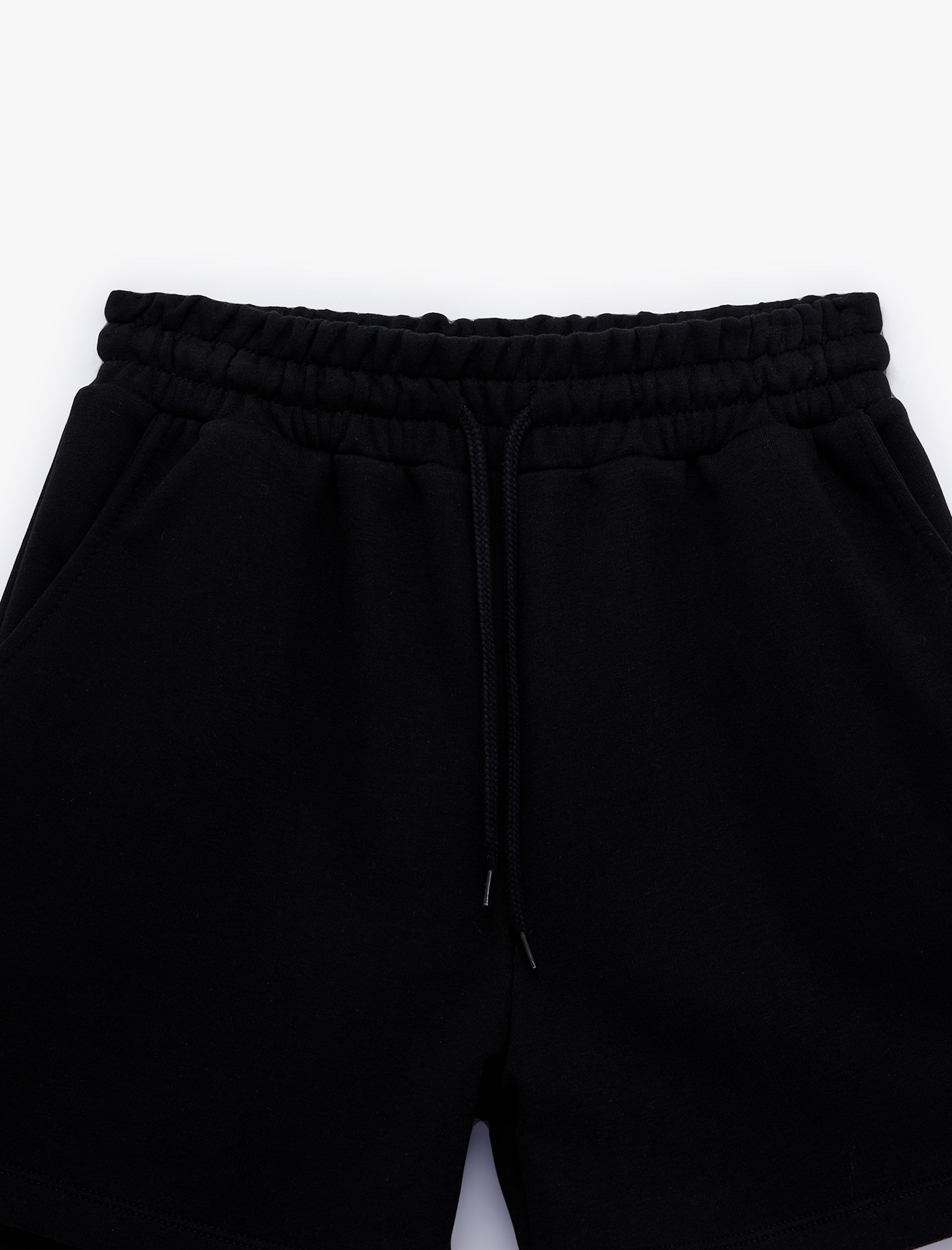   Cepli Beli Bağcıklı Pamuklu Slim Fit Mini Şort