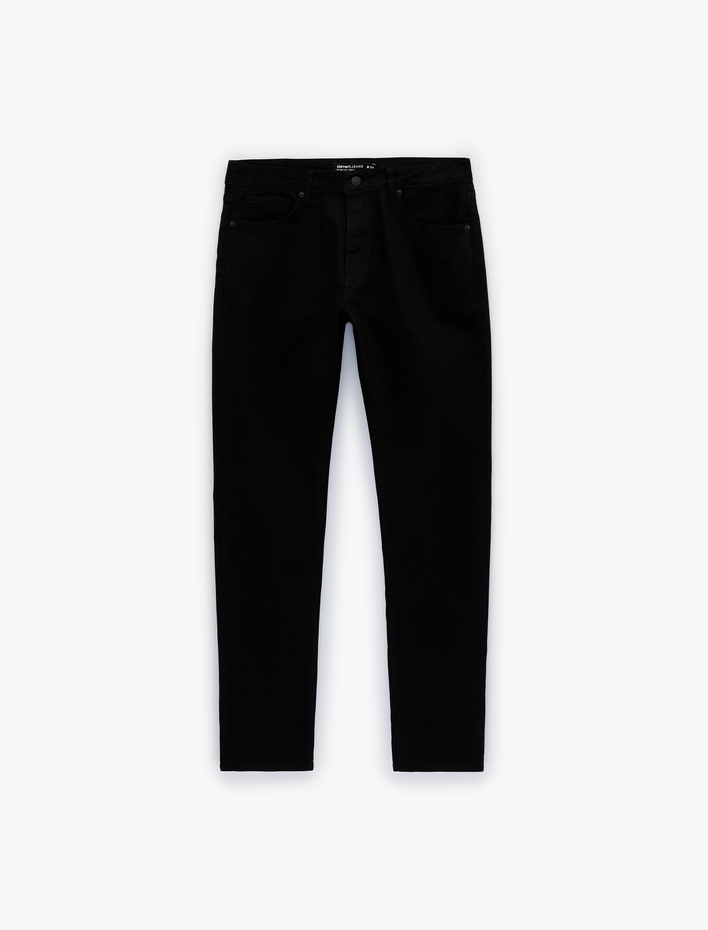  Pamuklu Normal Bel Slim Fit Jean Pantolon - Brad Jean