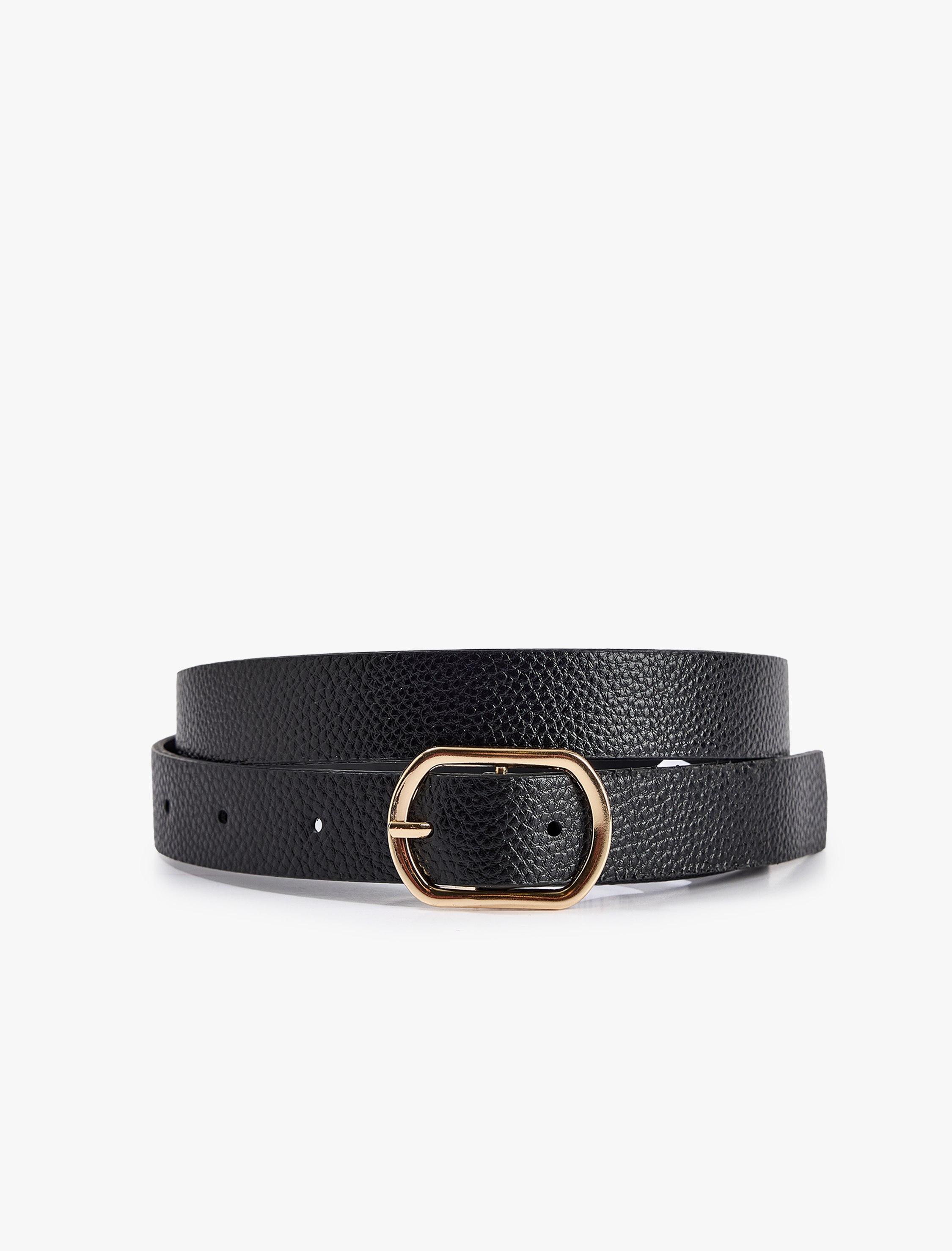  Kadın Tokalı Dokulu Suni Deri Kemer