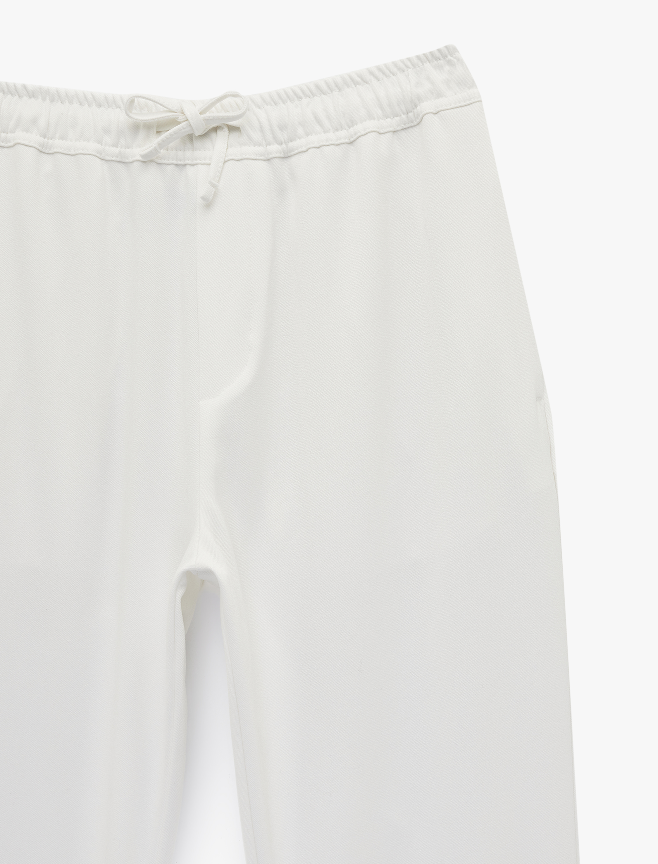   Regular Fit Cepli Beli Bağcıklı Kumaş Pantolon