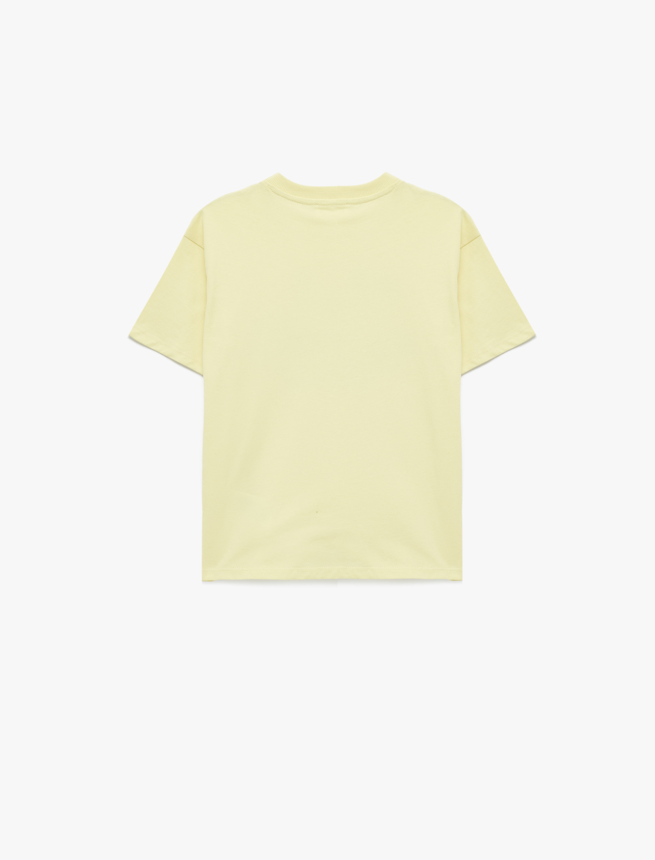  Erkek Çocuk Baskılı Kısa Kollu Bisiklet Yaka Pamuklu Tişört