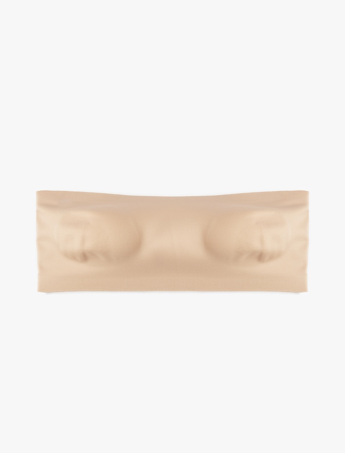  Balensiz Dolgusuz Lazer Kesim Straplez Sütyen