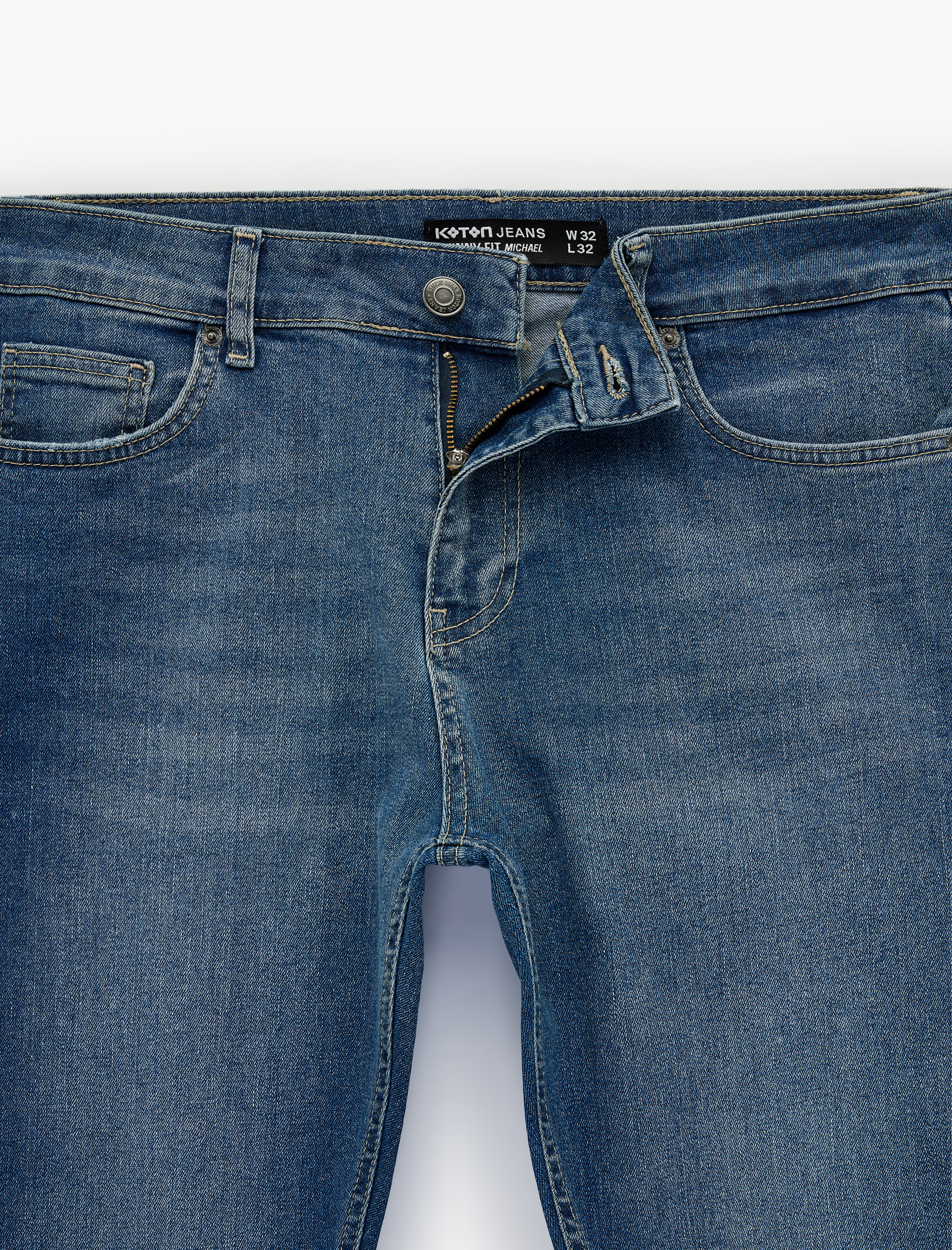   Normal Bel Pamuklu Skinny Fit Jean Pantolon - Michael Jean