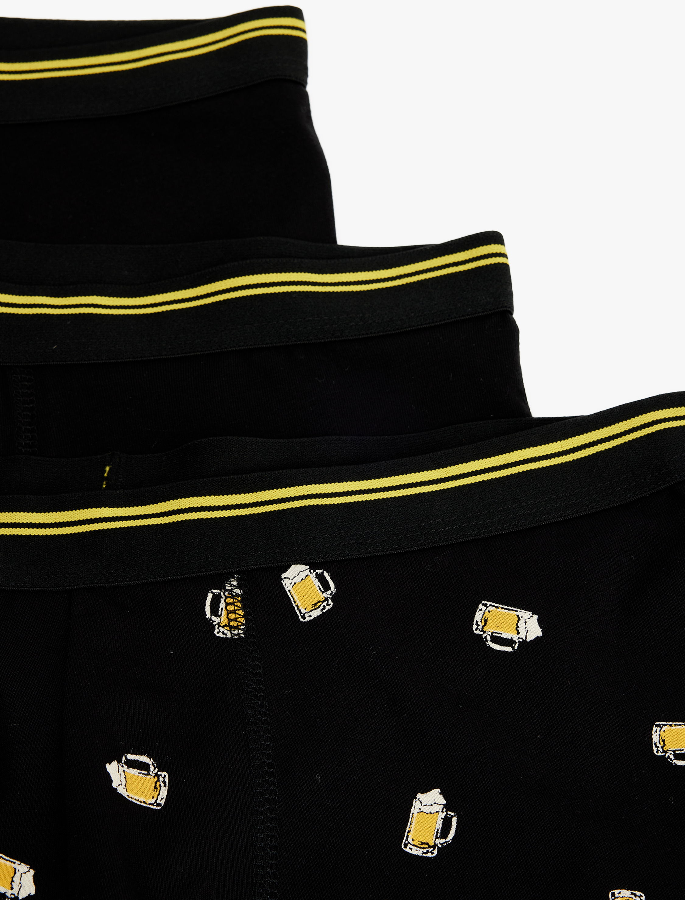   Pamuklu Baskılı 3'lü Boxer Seti