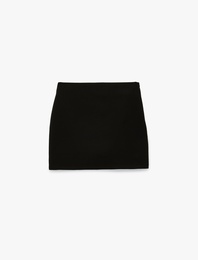 Regular Fit A Kesim Mini Etek