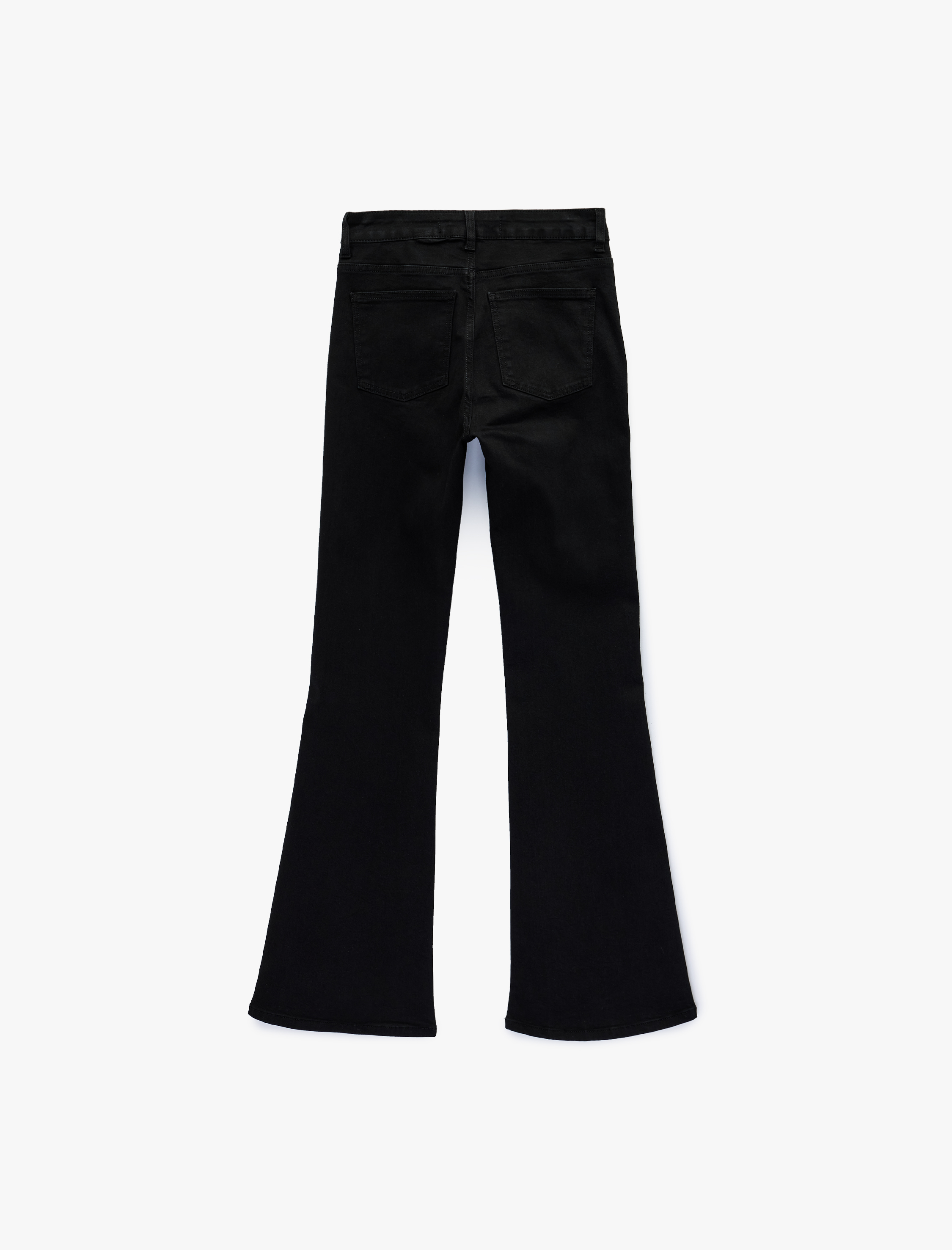   Pamuklu Dar Kesim İspanyol Paça  Jean - Flare Jeans