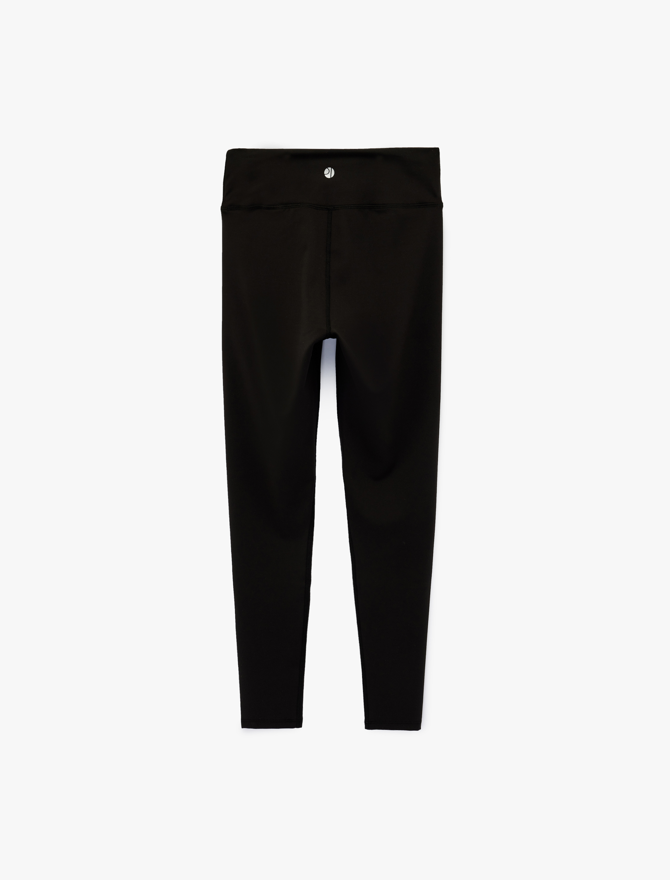   Slim Fit Lok Dikiş Detaylı Yüksek Bel Spor Tayt