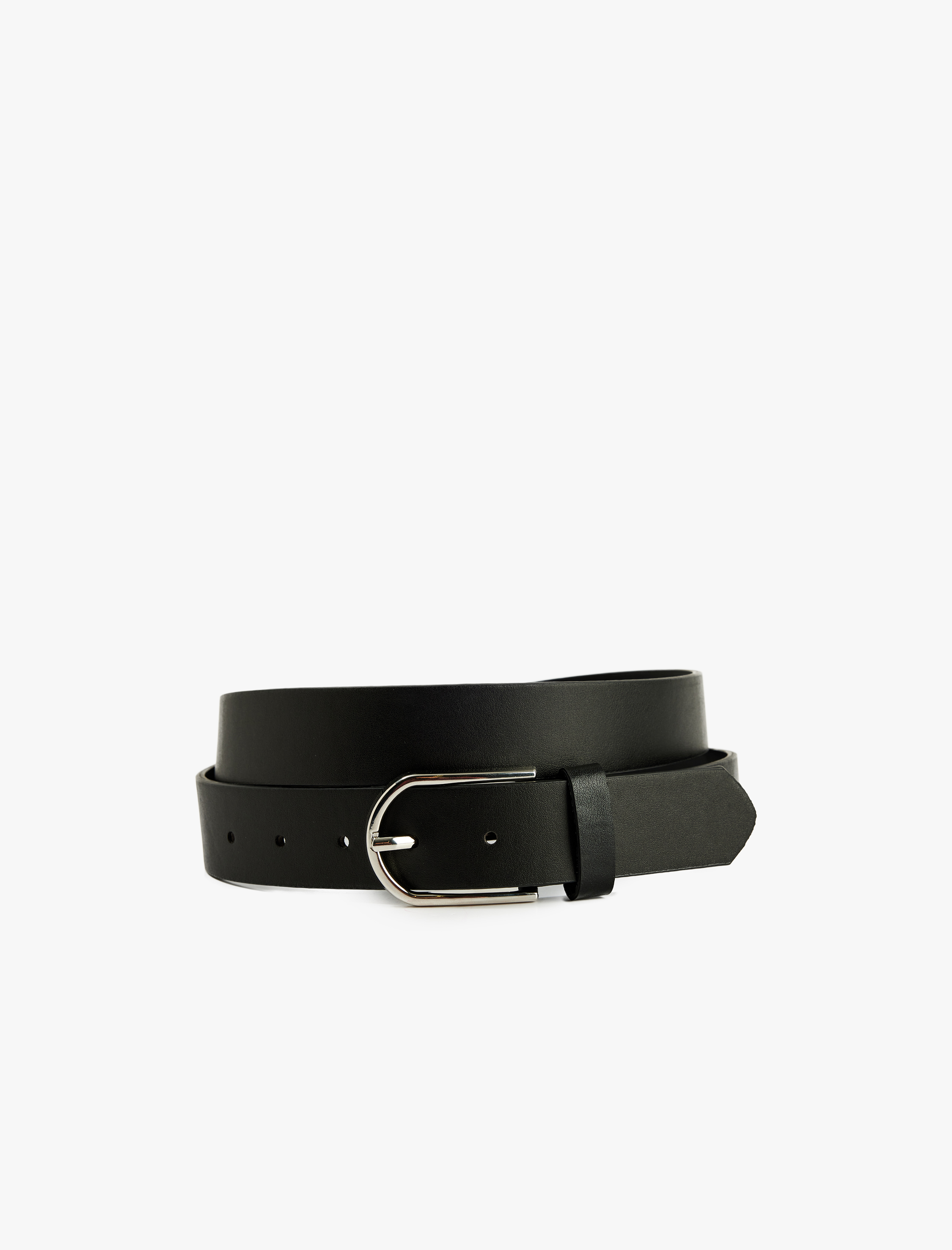  Erkek Oval Tokalı Suni Deri Kemer