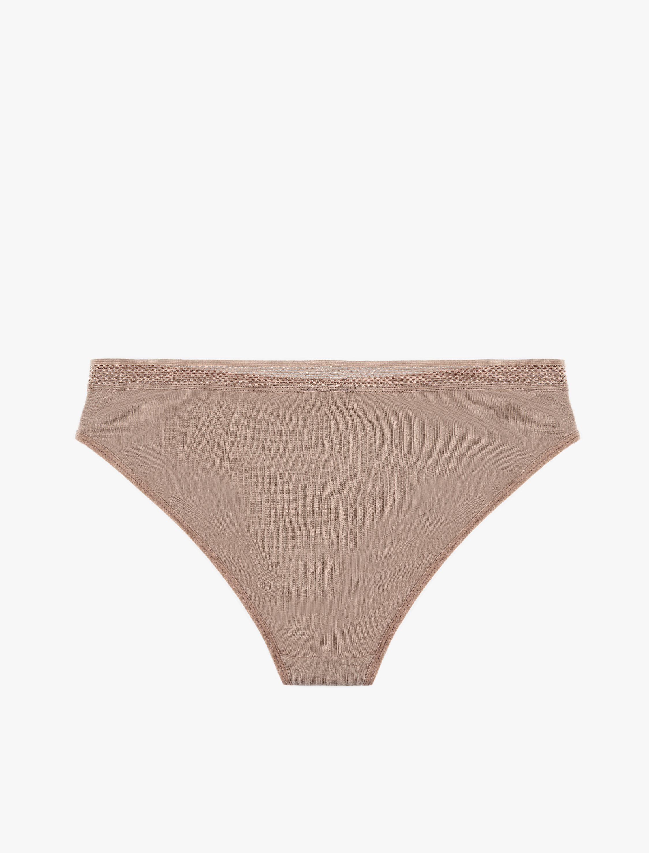   Rahat Kalıp Lastik Detaylı Ayıcık Baskılı Pamuklu Brief Külot