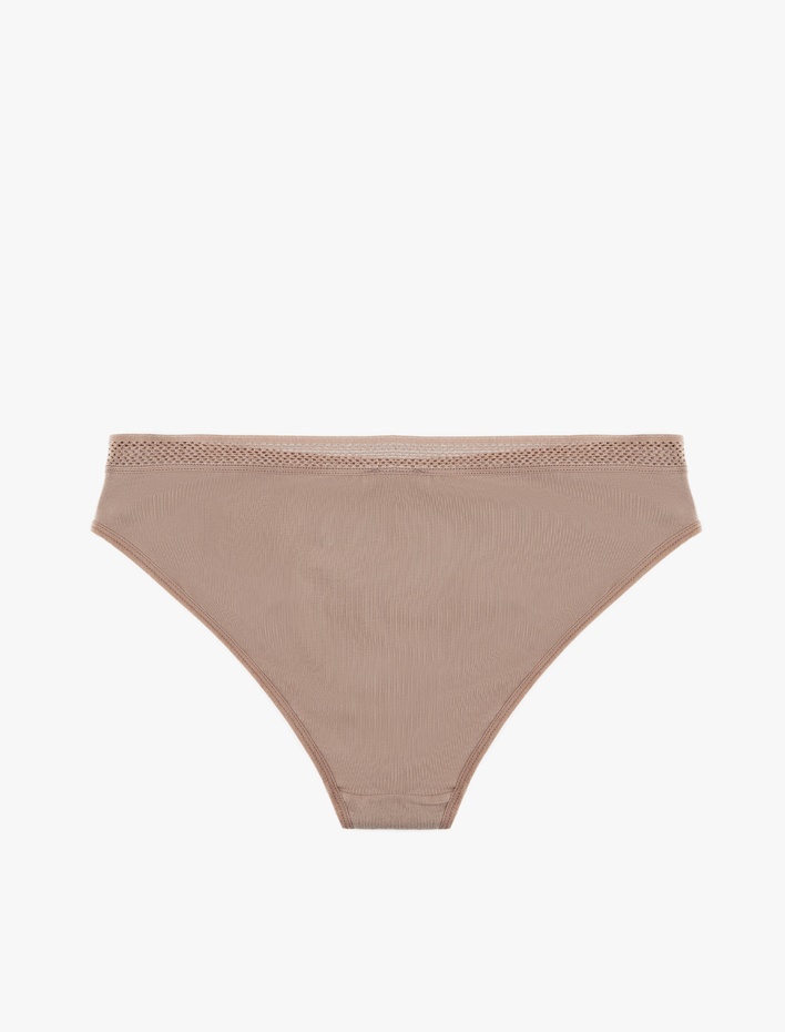  Rahat Kalıp Lastik Detaylı Ayıcık Baskılı Pamuklu Brief Külot