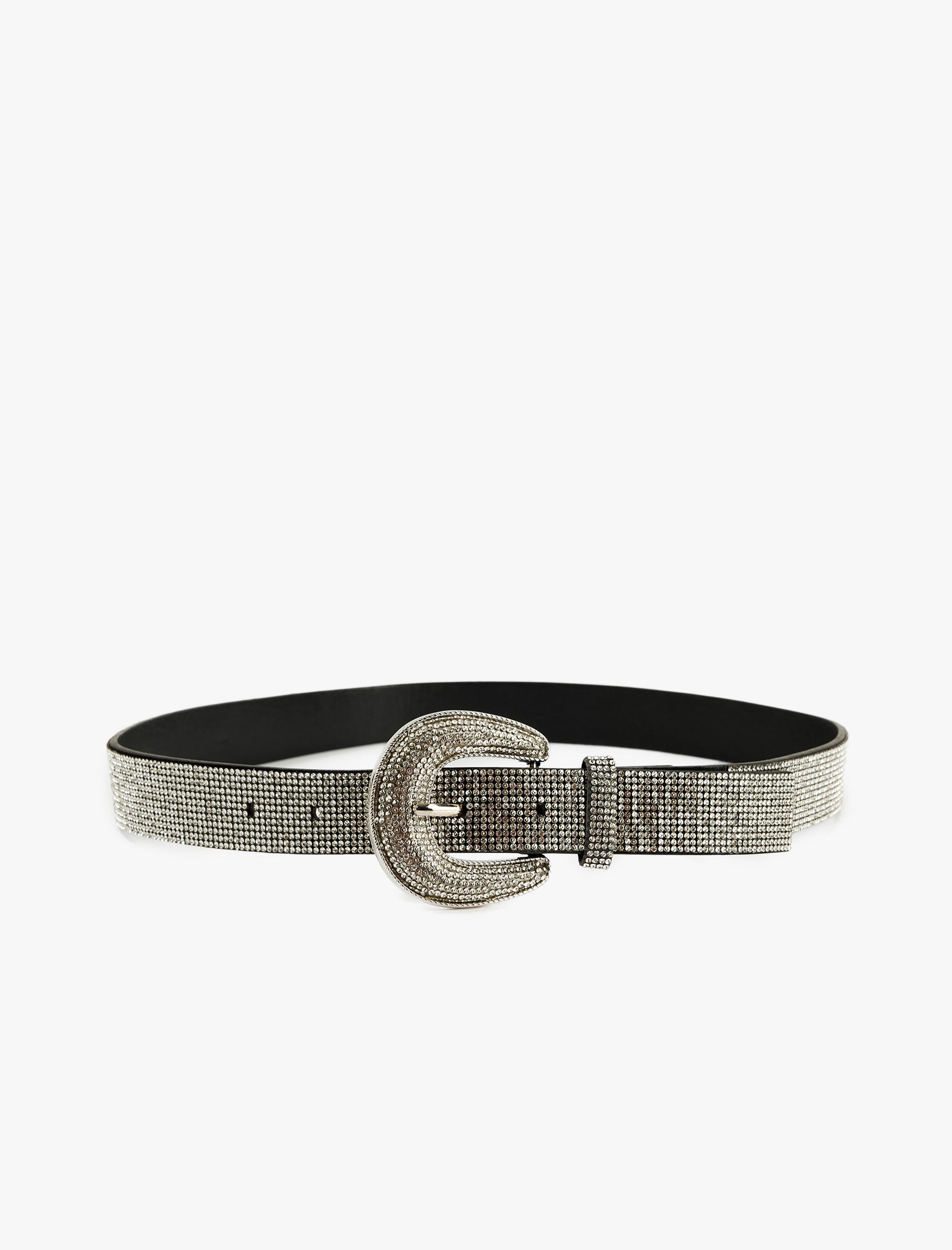  Kadın Tokalı Işıltılı Taşlı Kemer