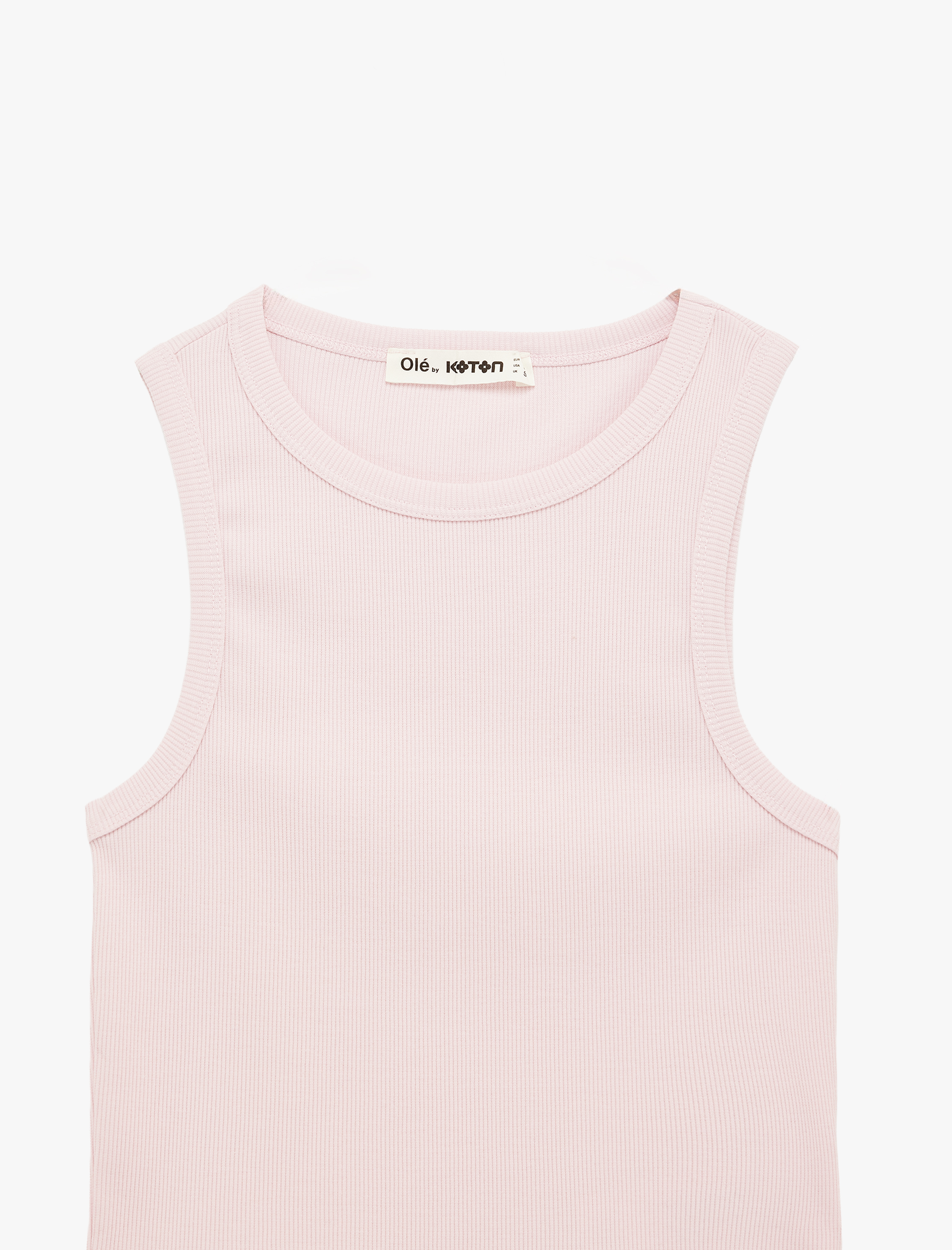   Bisiklet Yaka Kolsuz Slim Fit Pamuklu Atlet