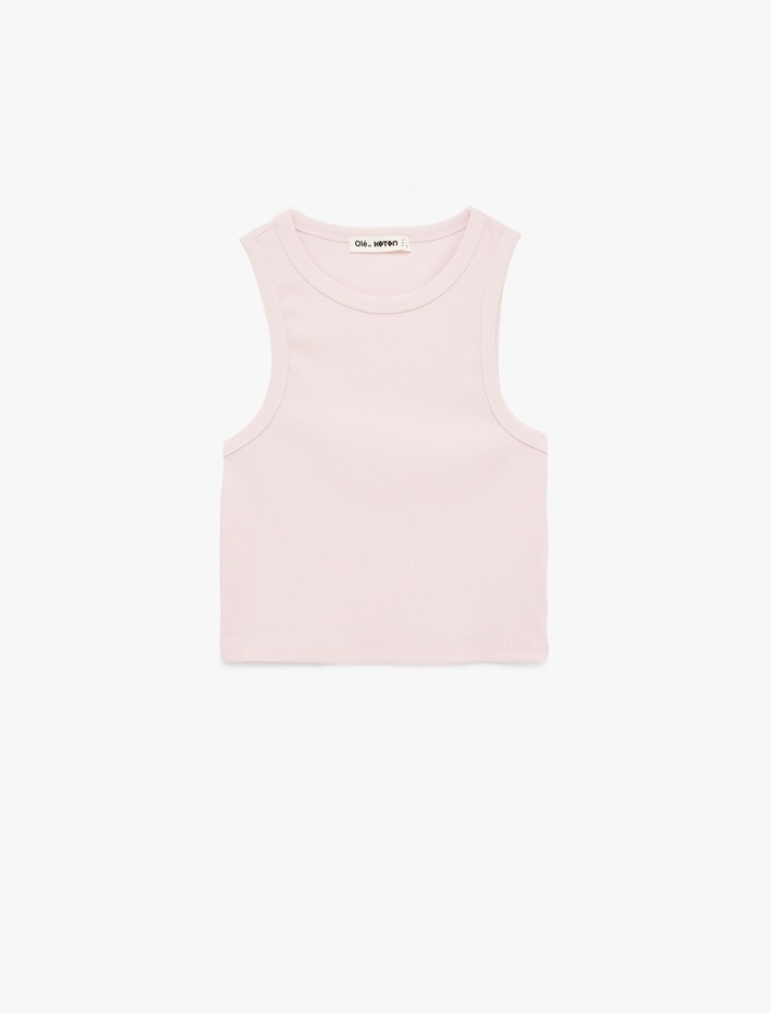  Bisiklet Yaka Kolsuz Slim Fit Pamuklu Atlet