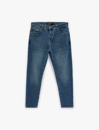 Regular Fit Normal Bel Tapered Jean Pantolon - Joe Jean