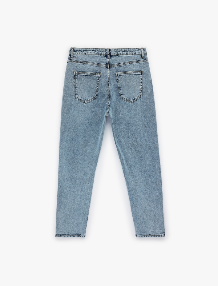  Normal Bel Pamuklu Regular Fit Tapered Jean Pantolon- Joe Jean