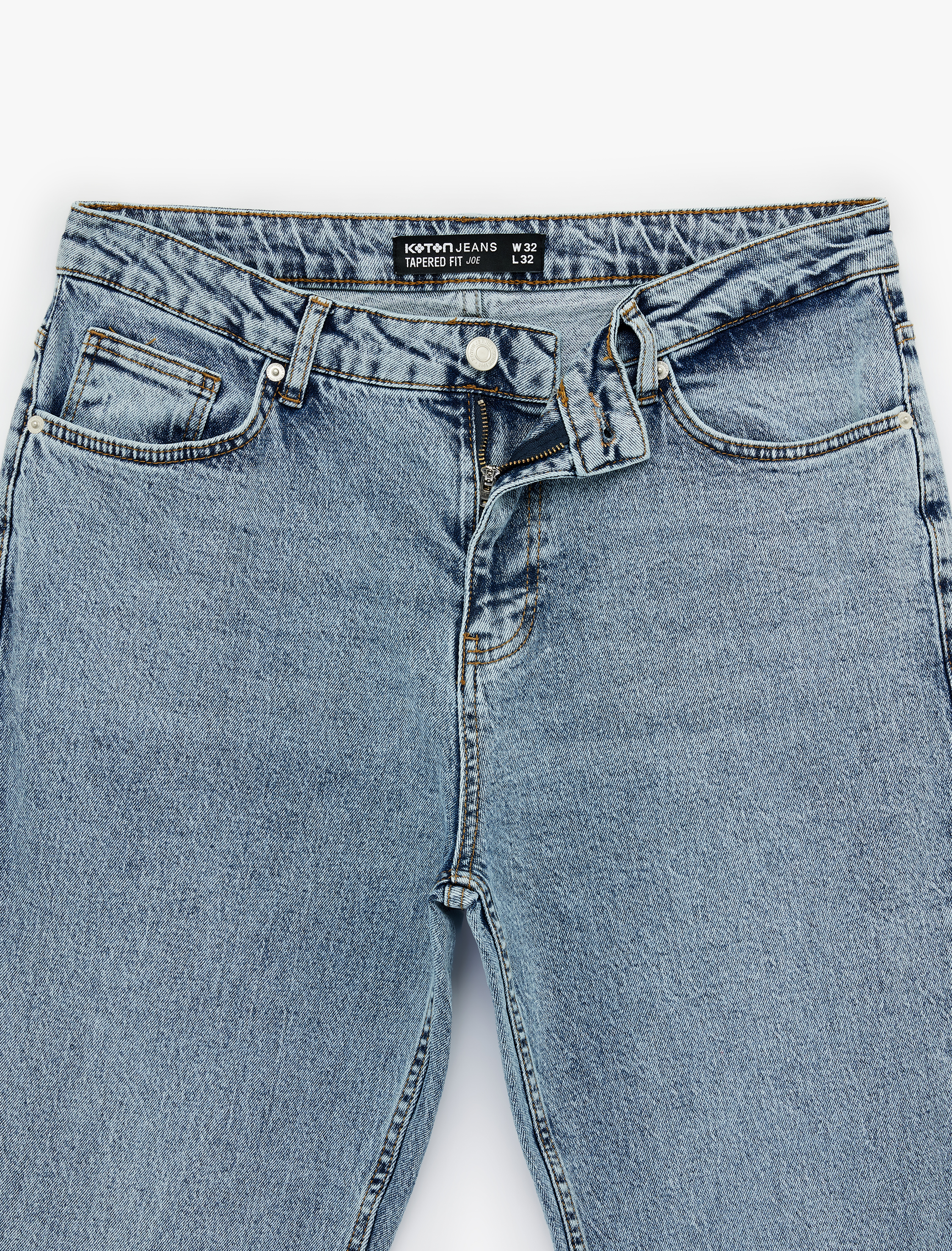   Normal Bel Pamuklu Regular Fit Tapered Jean Pantolon- Joe Jean