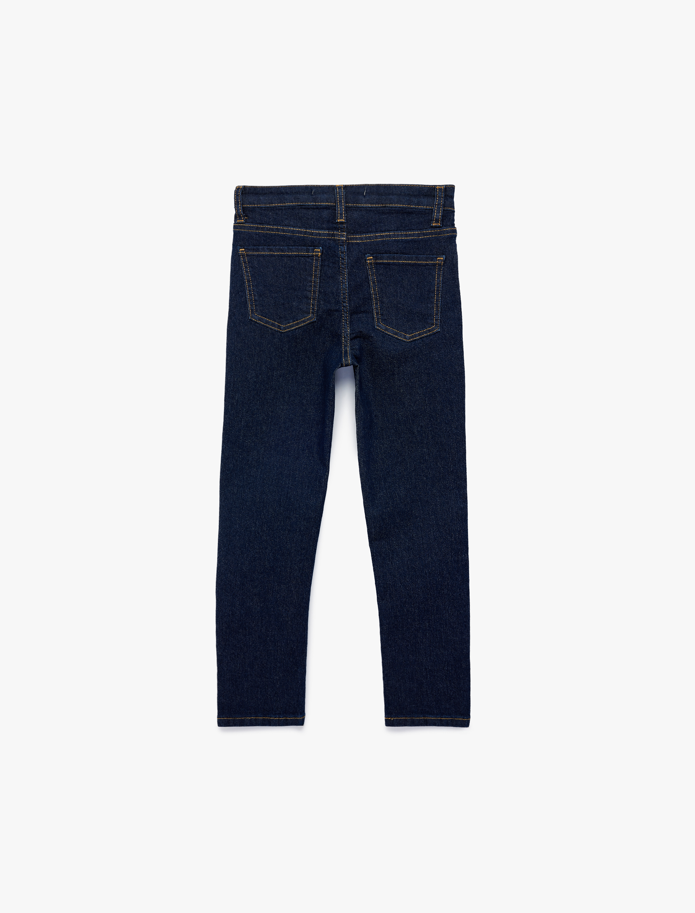  Erkek Çocuk Pamuklu Cepli Slim Fit Denim Pantolon - Slim Jeans