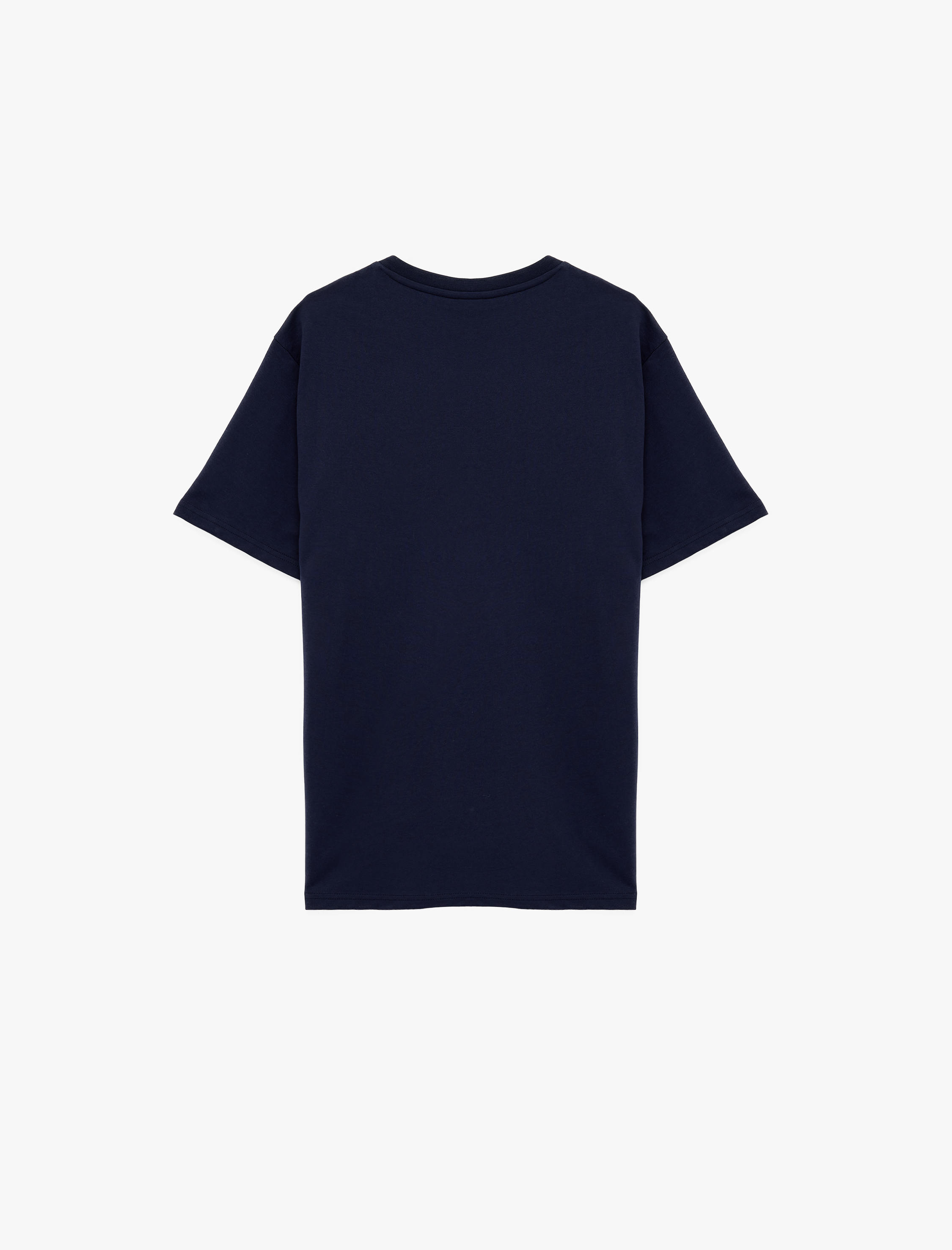   Rahat Kesim Kısa Kollu Baskılı Spor Tişört