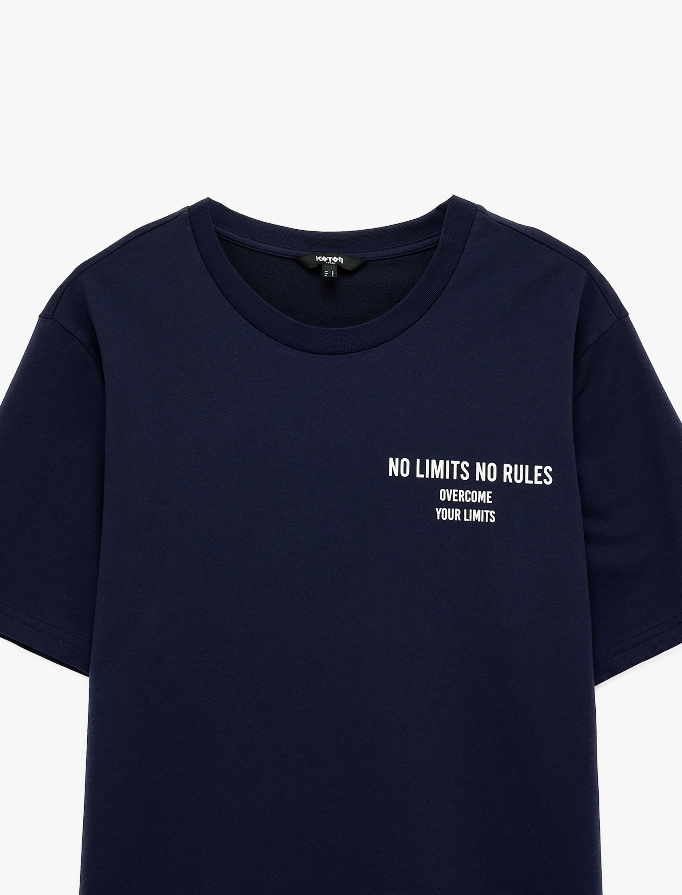   Rahat Kesim Kısa Kollu Baskılı Spor Tişört