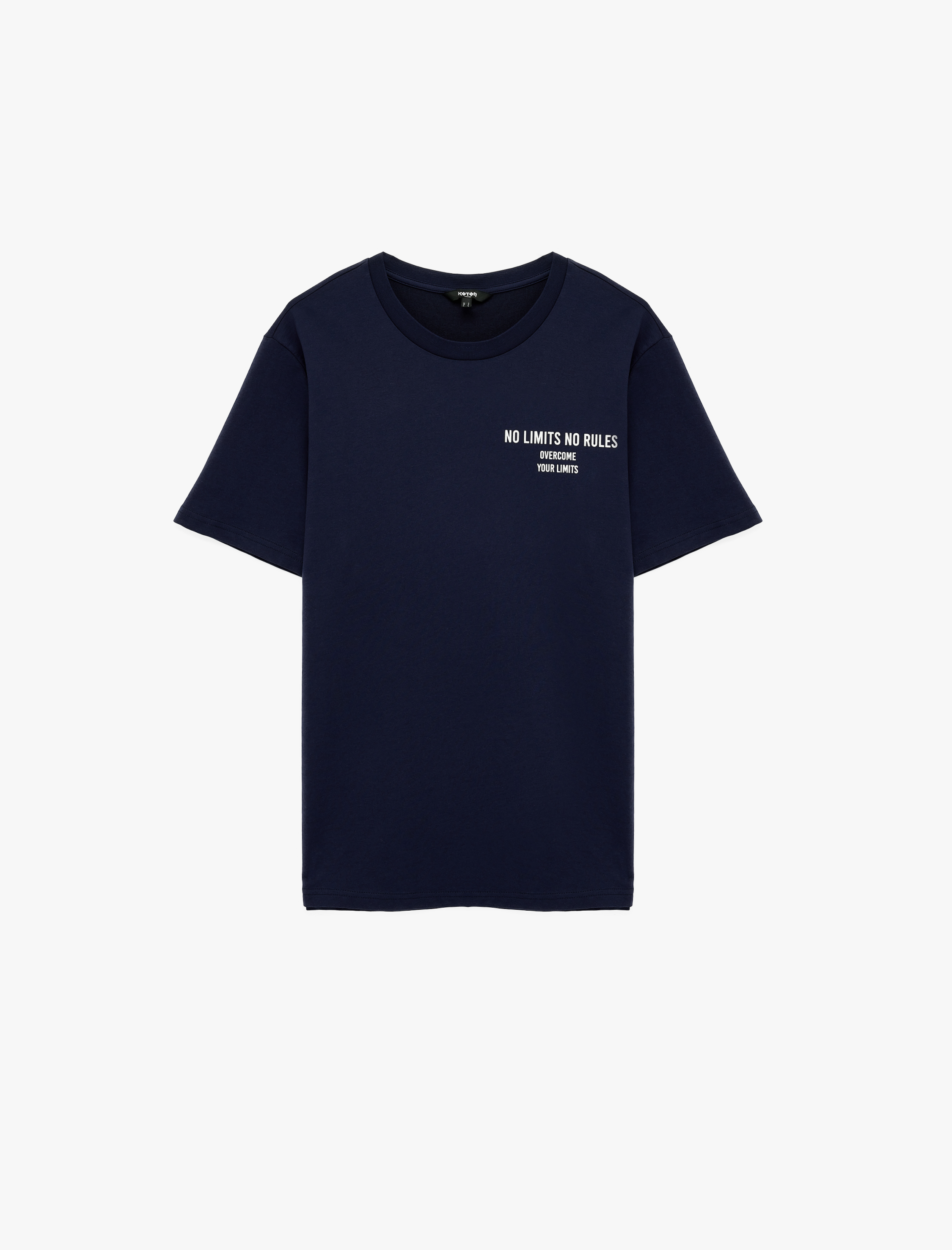   Rahat Kesim Kısa Kollu Baskılı Spor Tişört