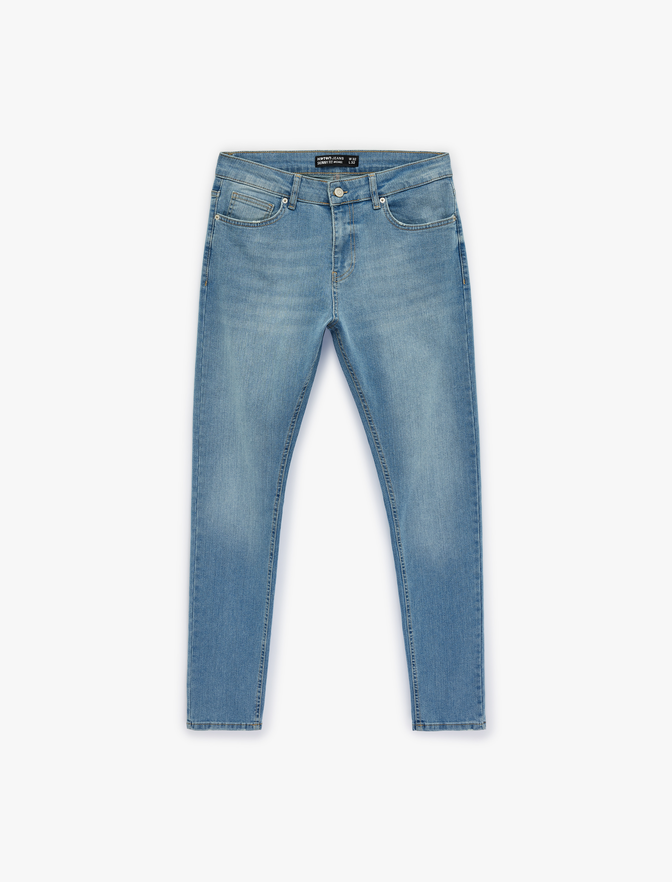   Normal Bel Pamuklu Skinny Fit Jean Pantolon - Michael Jean