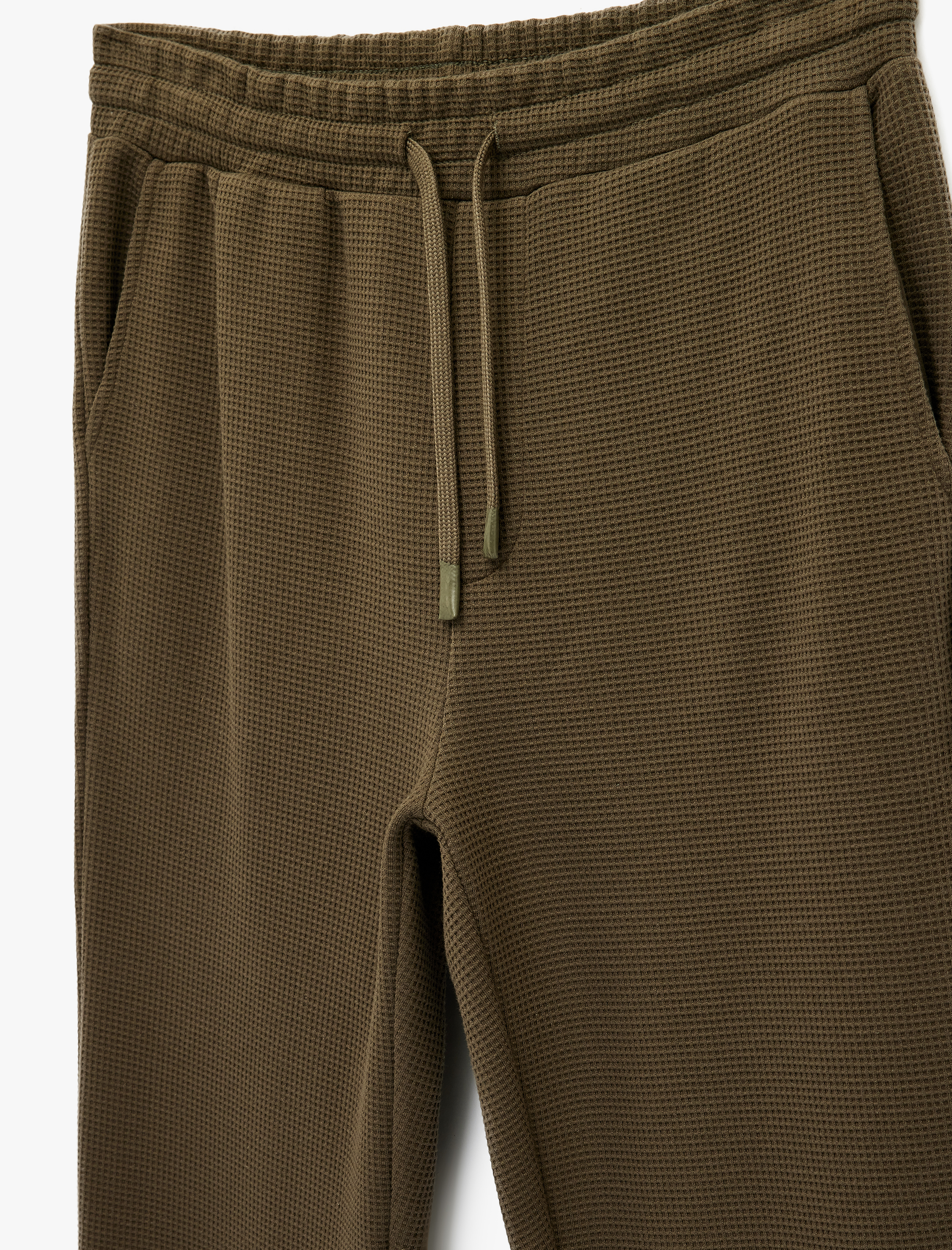   Cepli Beli Bağcıklı Düz Paça Eşofman Altı