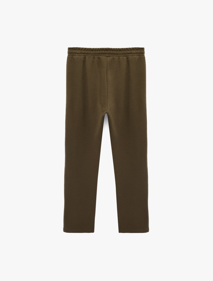  Cepli Beli Bağcıklı Düz Paça Eşofman Altı