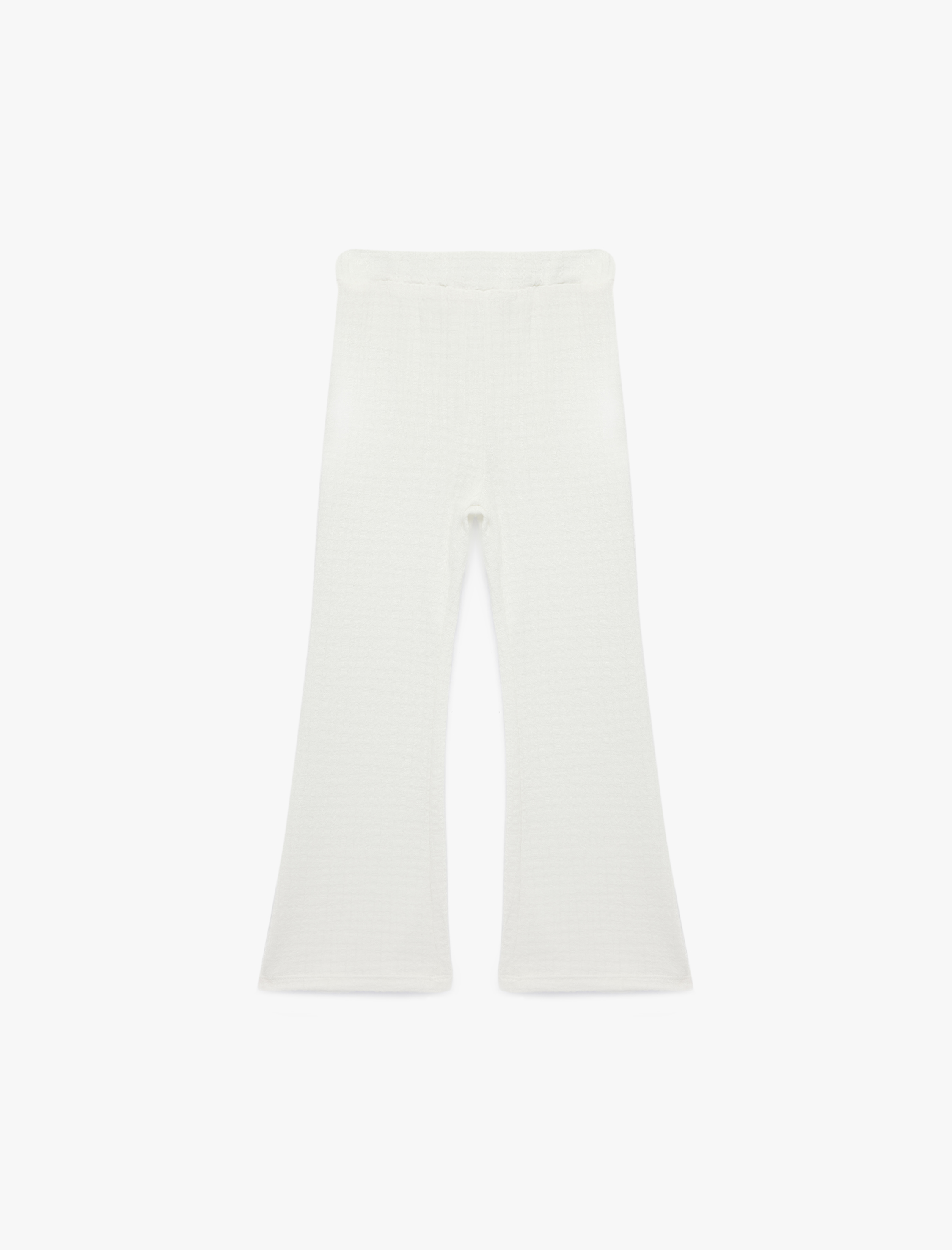  Kız Bebek Viskon Karışımlı Basic İspanyol Paça Tayt