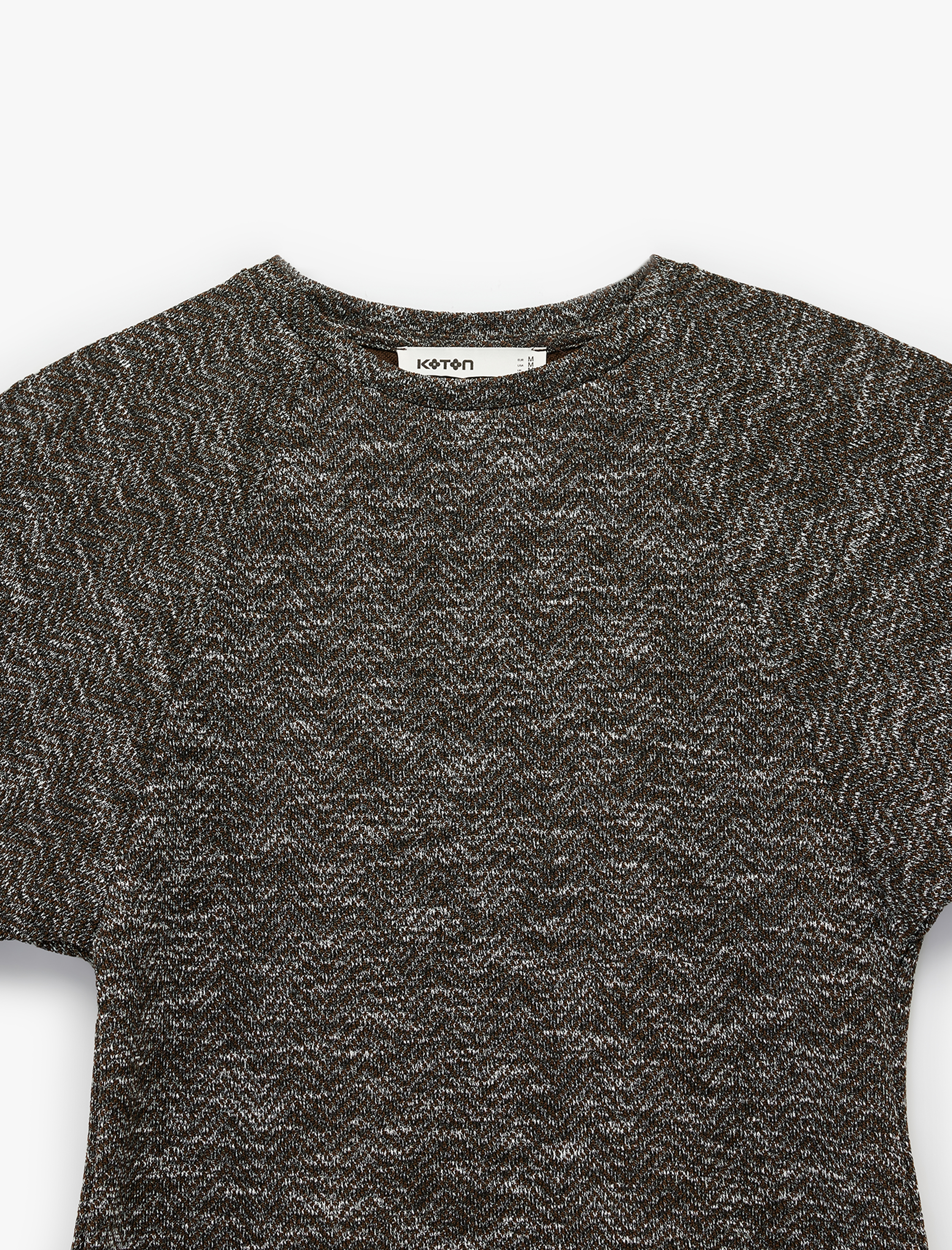   Regular Fit Kısa Kollu Bisiklet Yaka Tişört