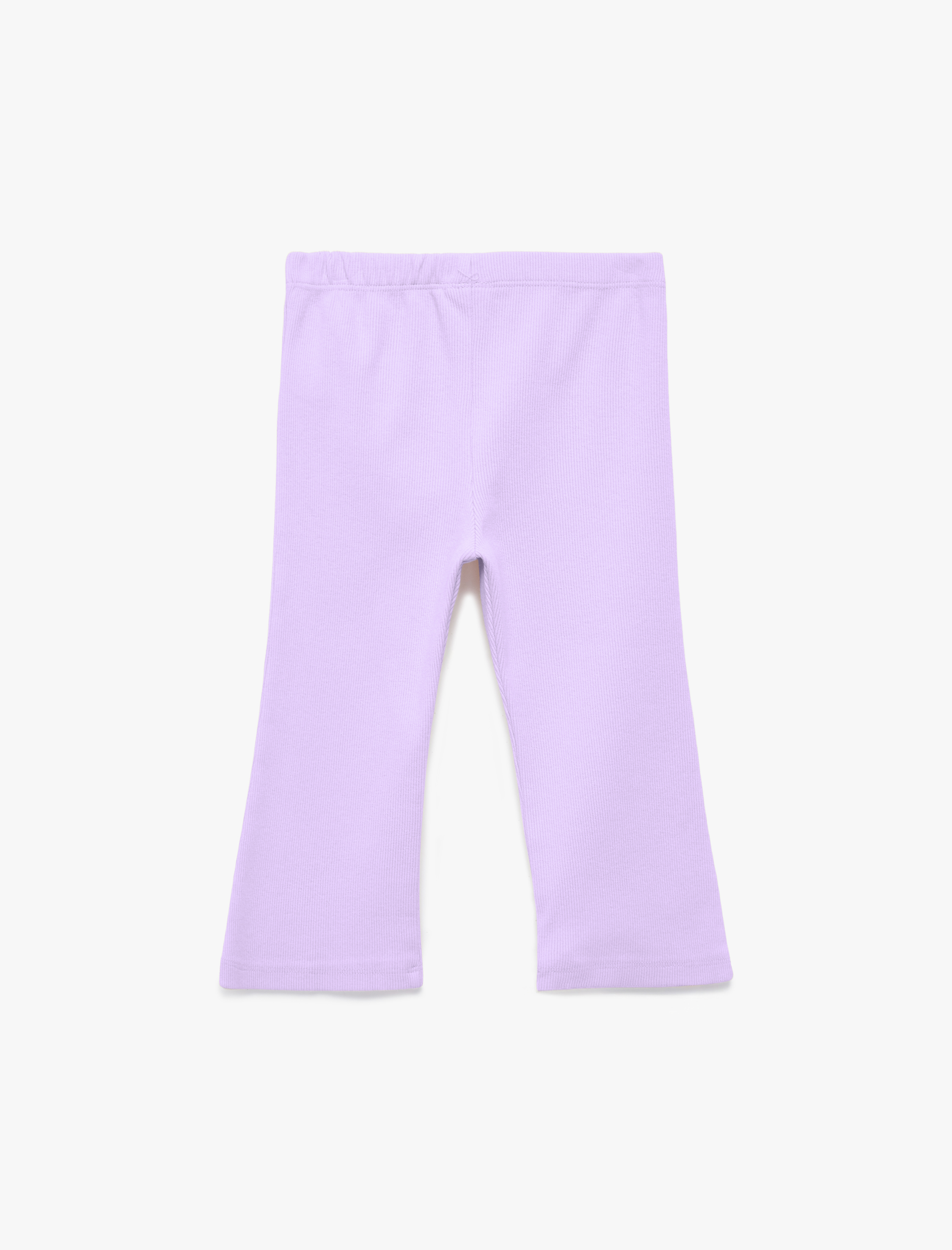  Kız Bebek Pamuklu Beli Lastikli Kaşkorse Basic İspanyol Paça Tayt