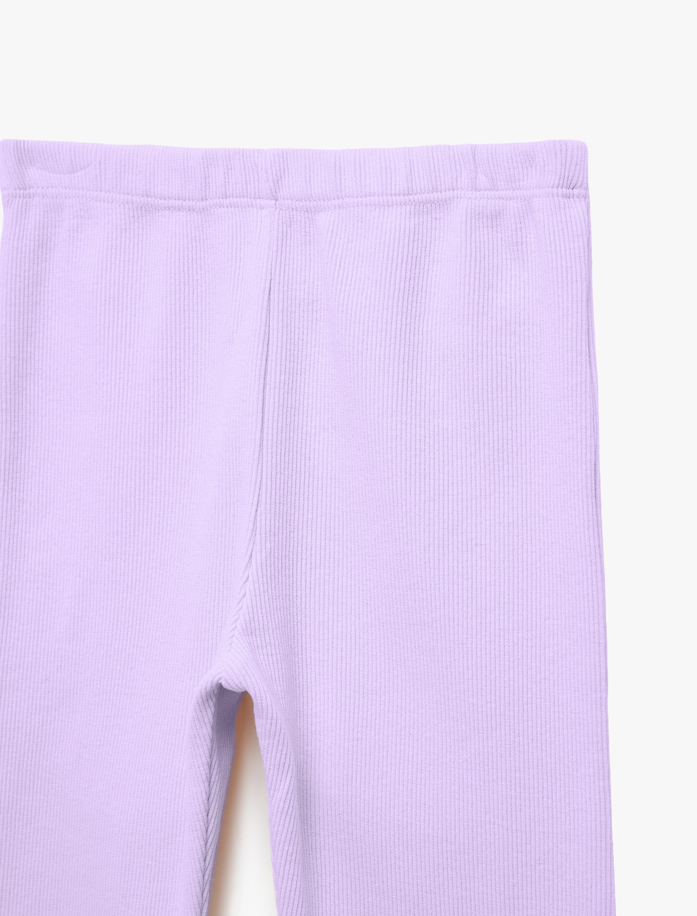  Kız Bebek Pamuklu Beli Lastikli Kaşkorse Basic İspanyol Paça Tayt