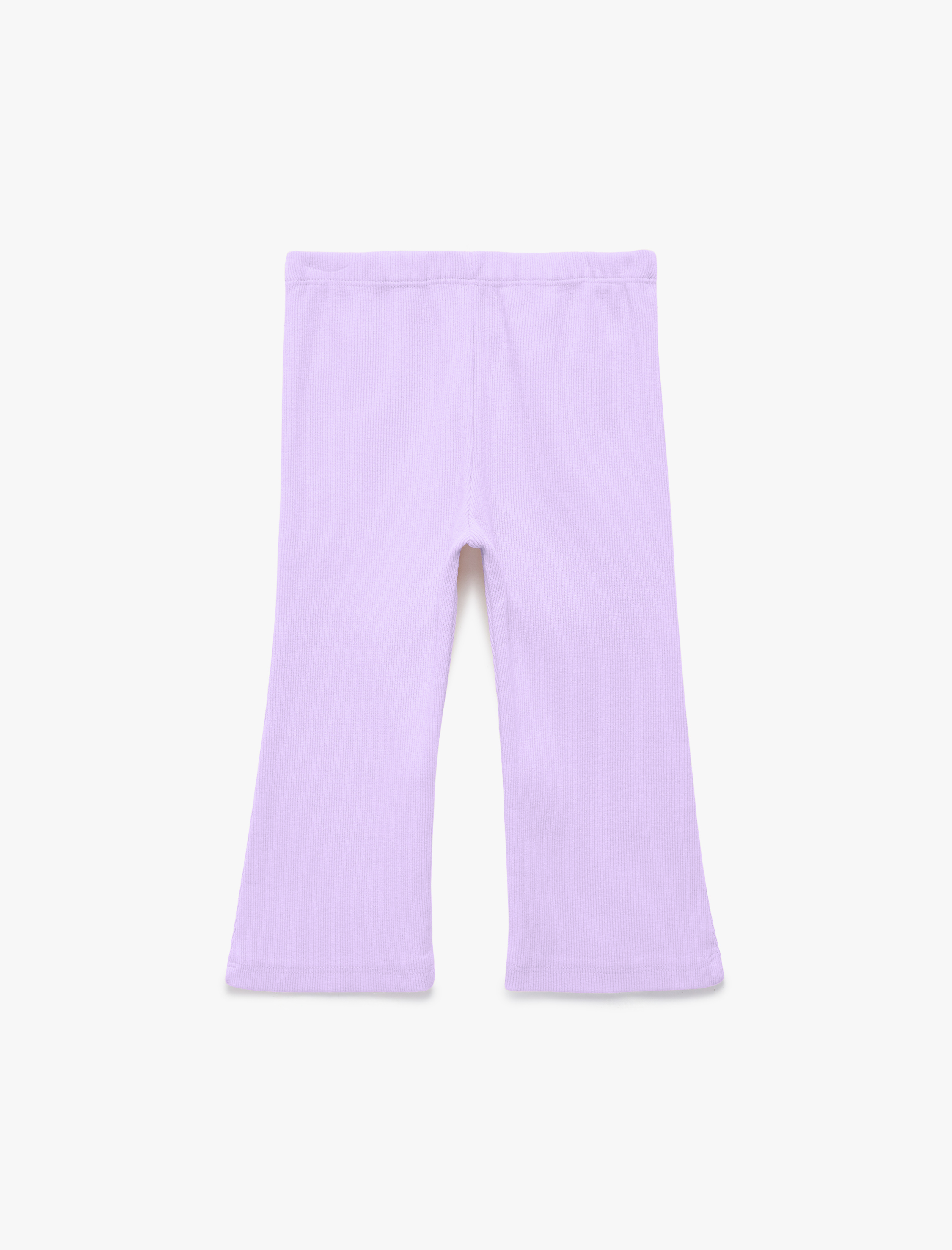  Kız Bebek Pamuklu Beli Lastikli Kaşkorse Basic İspanyol Paça Tayt