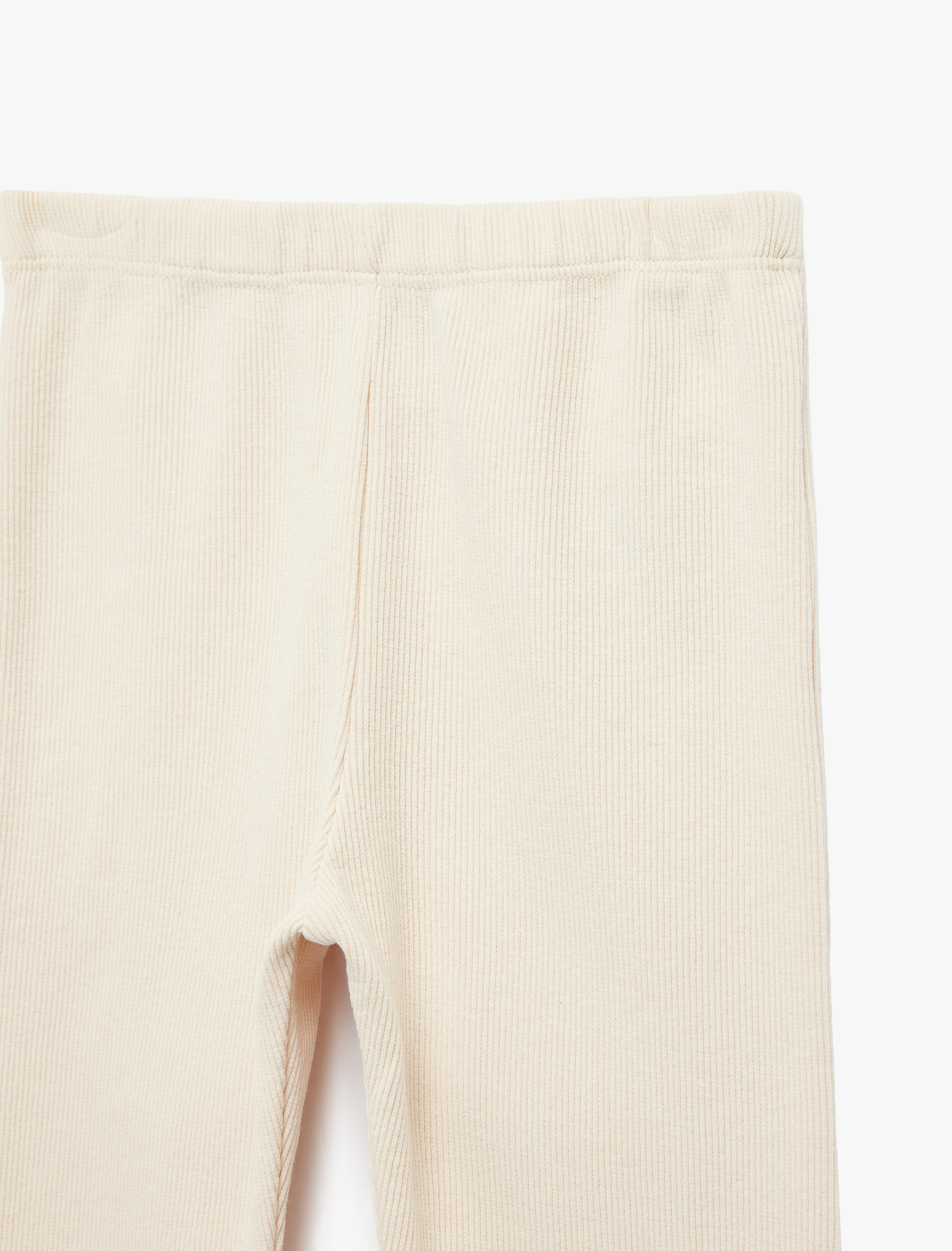  Kız Bebek Pamuklu Beli Lastikli Kaşkorse Basic İspanyol Paça Tayt