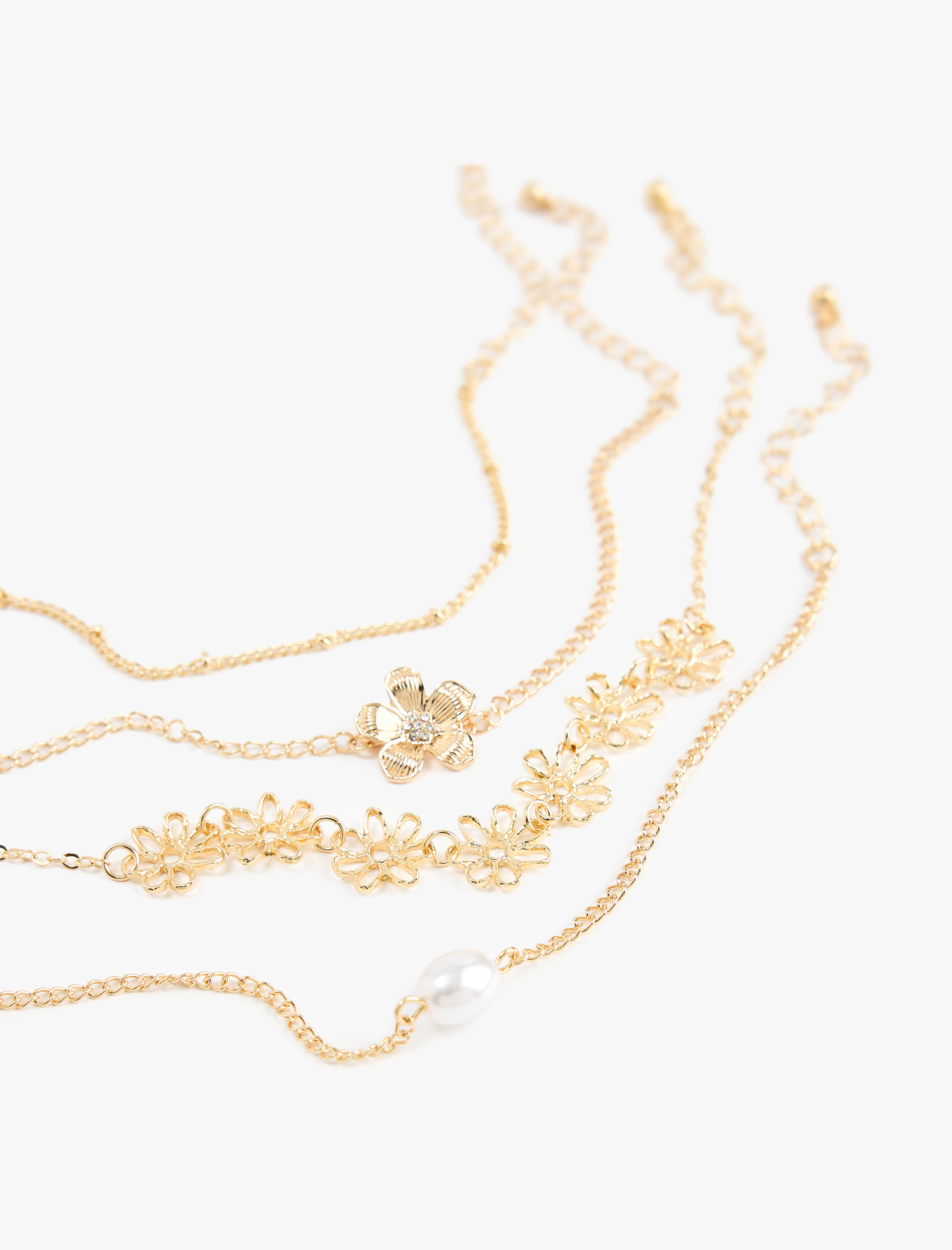  Kadın 4'lü Zincir Bileklik Seti