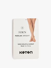 İz Bırakmayan Parlak 5 Den Külotlu Çorap